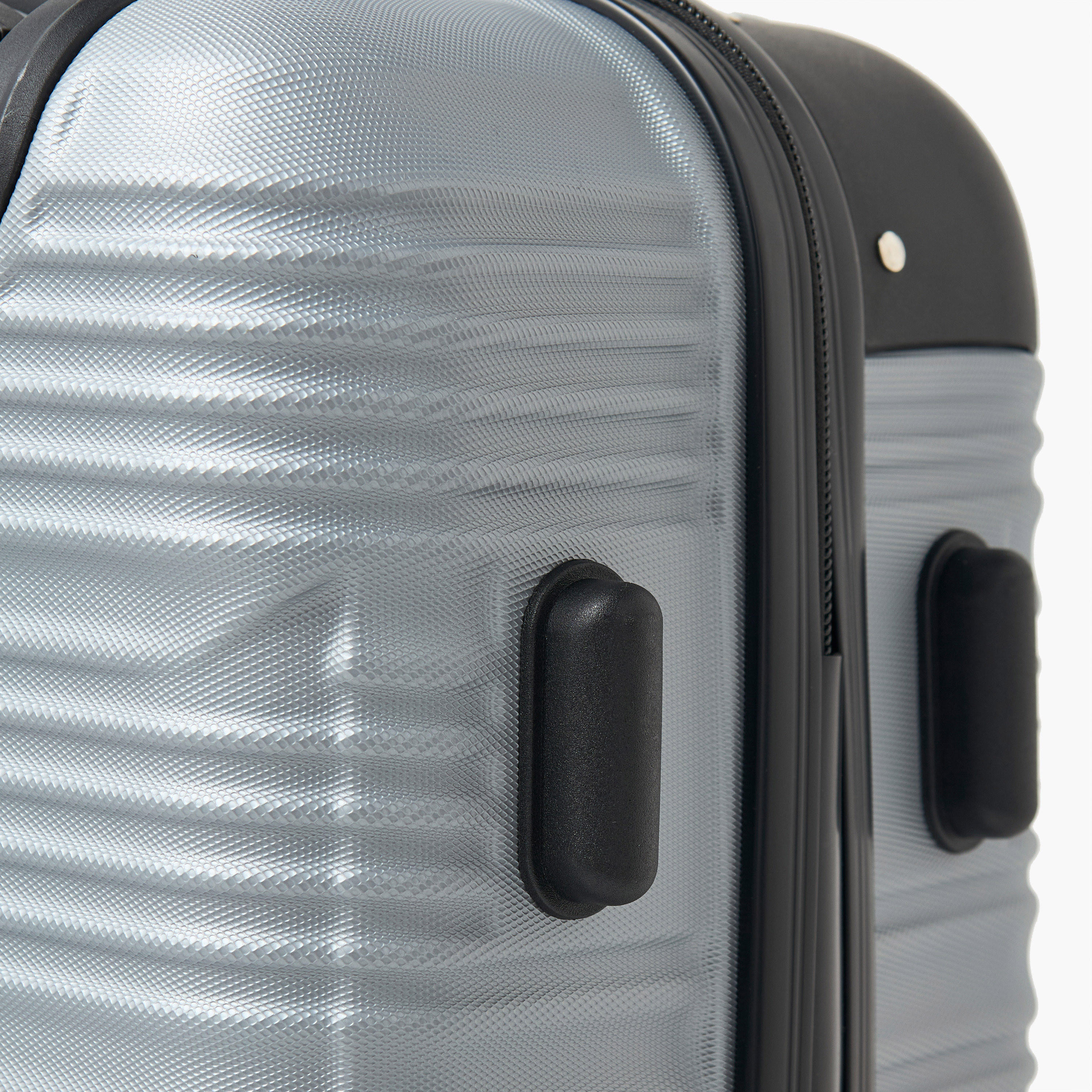 WAVE Textured Hardcase Luggage Trolley with Retractable Handle - 20 inches Cabin Bag-travel-luggagesandbags-luggage-image-5