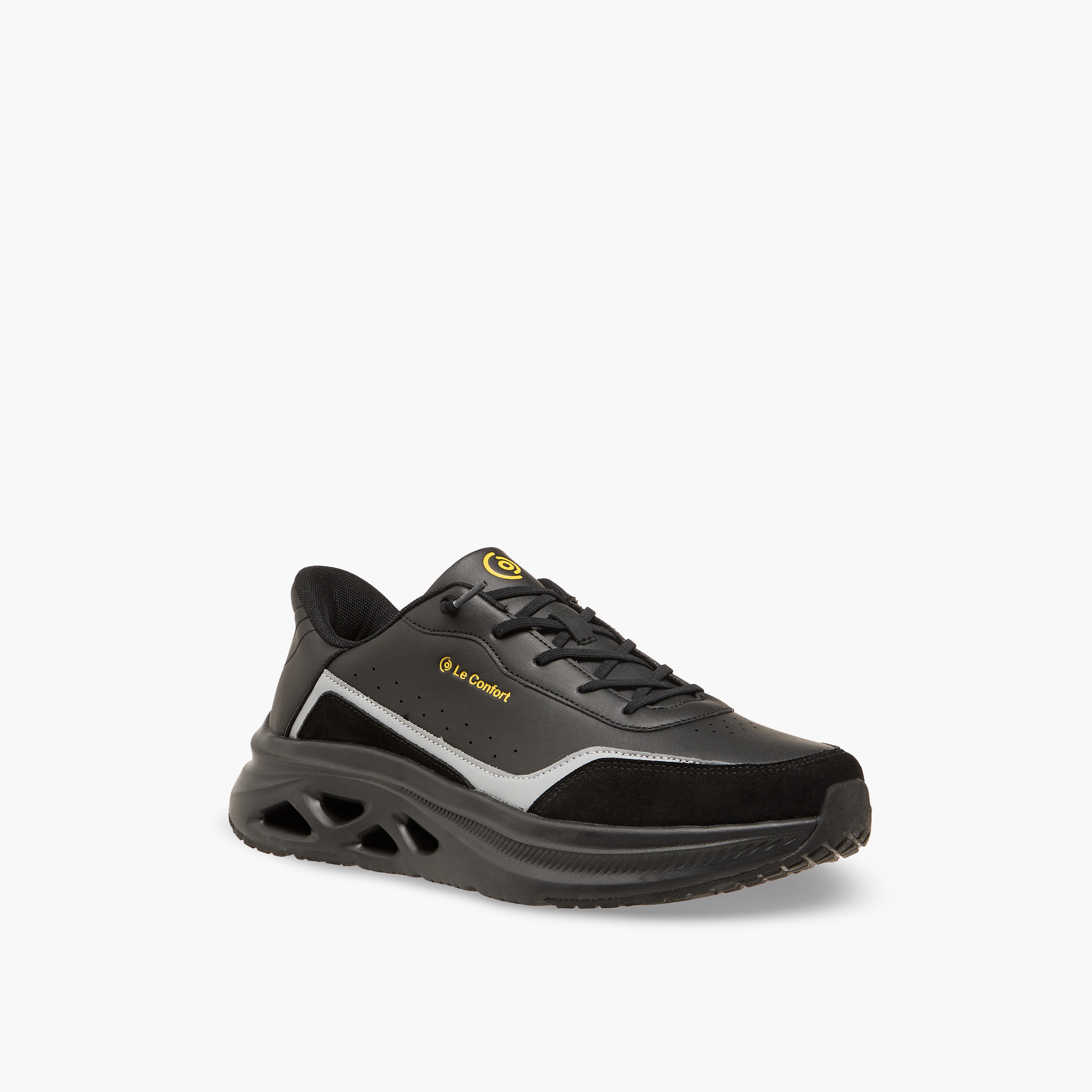 Le Confort Men Lace-Up Ankle Sneakers-men-shoes-sneakers-image-3