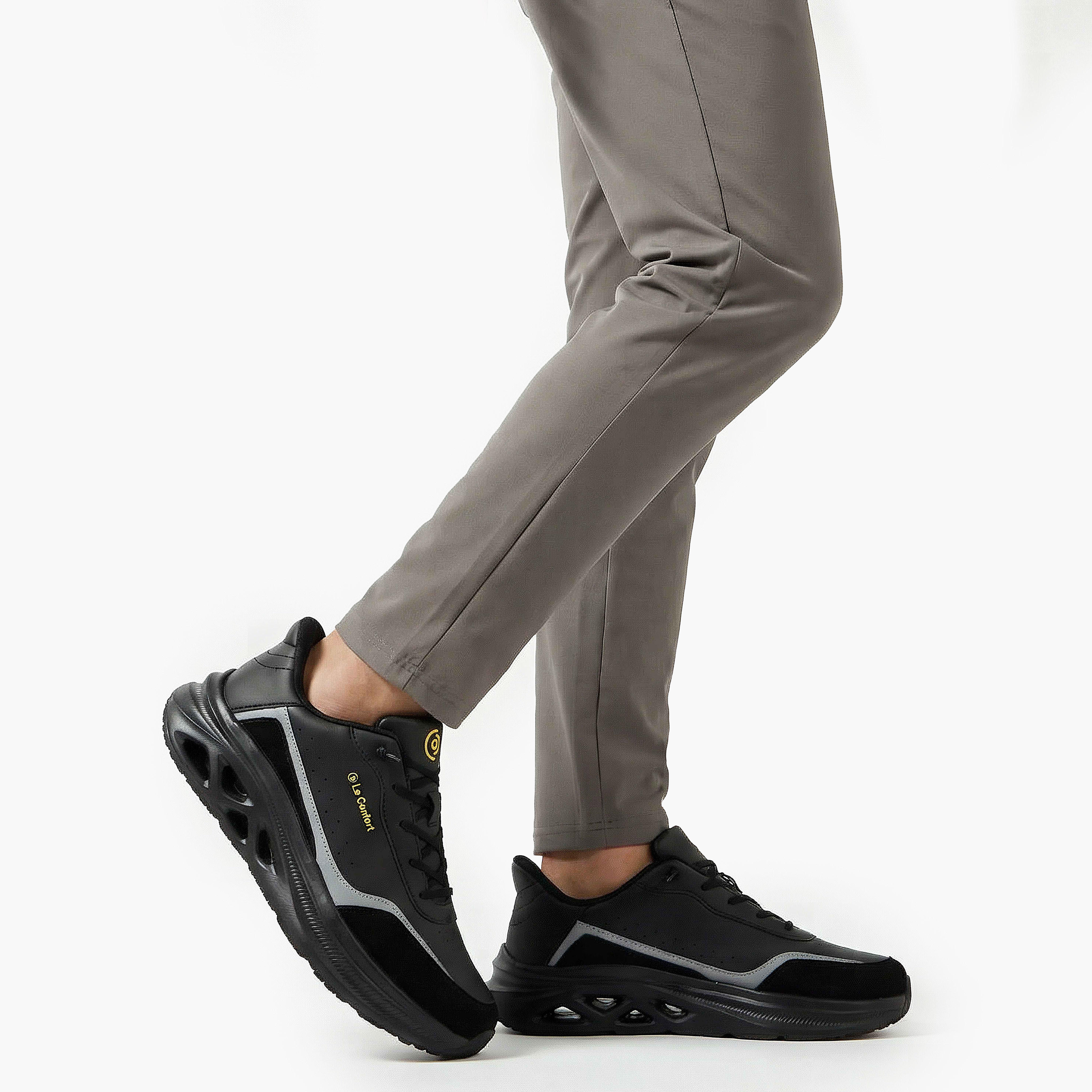 Le Confort Men Lace-Up Ankle Sneakers-men-shoes-sneakers-image-2