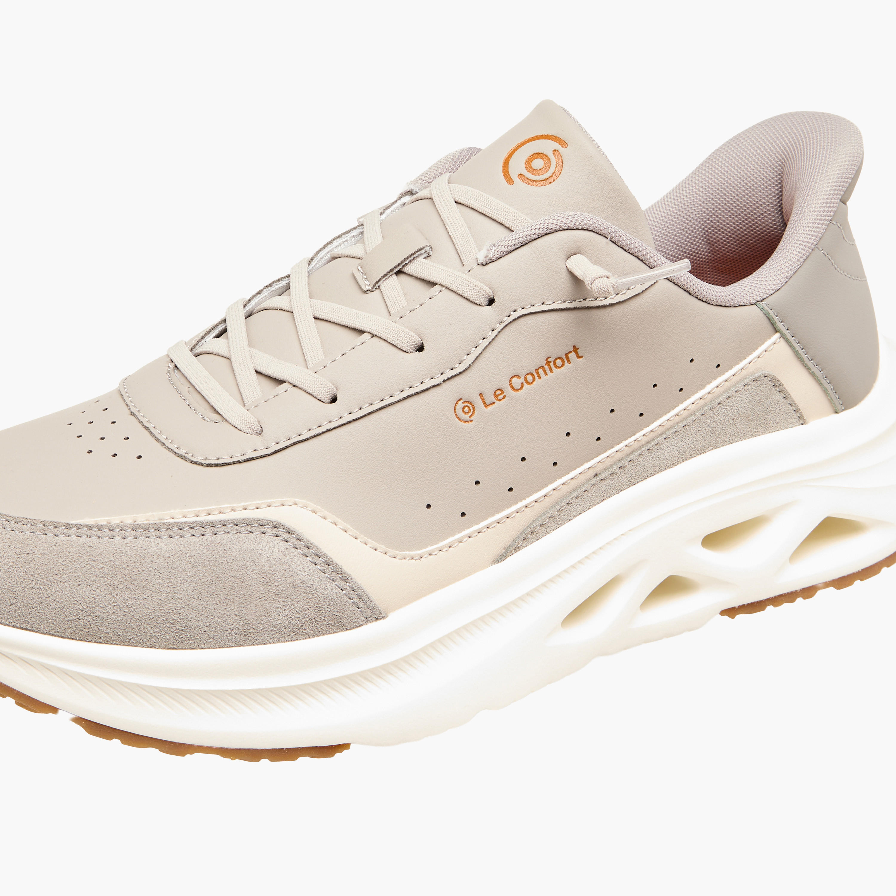 Le Confort Men Lace-Up Ankle Sneakers-men-shoes-sneakers-image-4