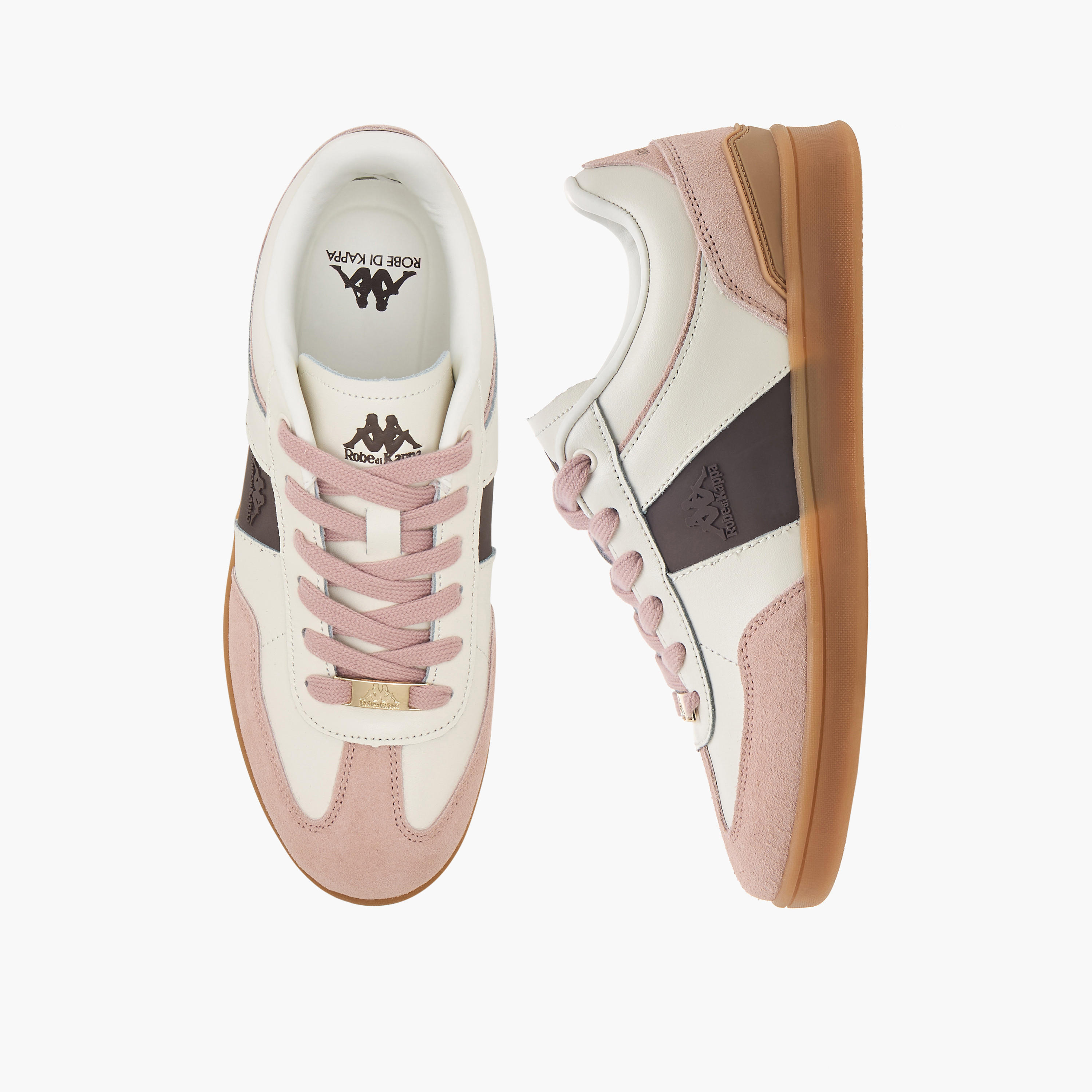 Kappa Women Robe Di Kappa Panelled Leather Sneakers-women-shoes-sneakers-image-1