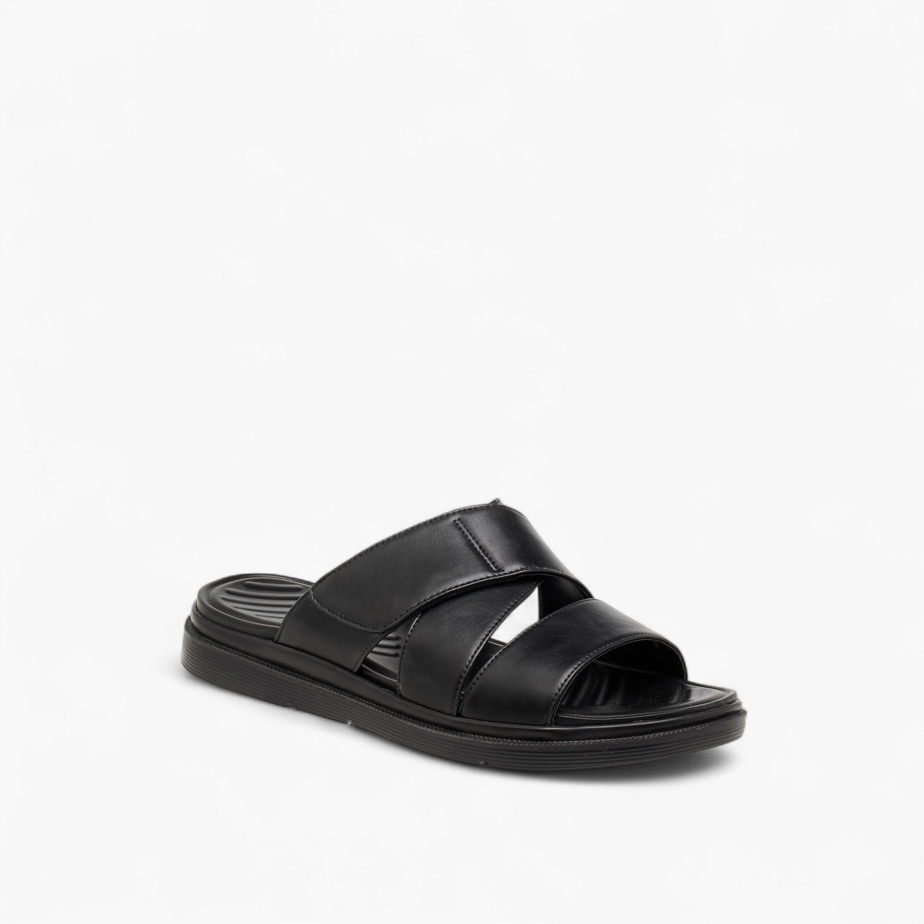 LBL by Shoexpress Cross Strap Slip-On Sandals-men-shoes-sandals-image-2