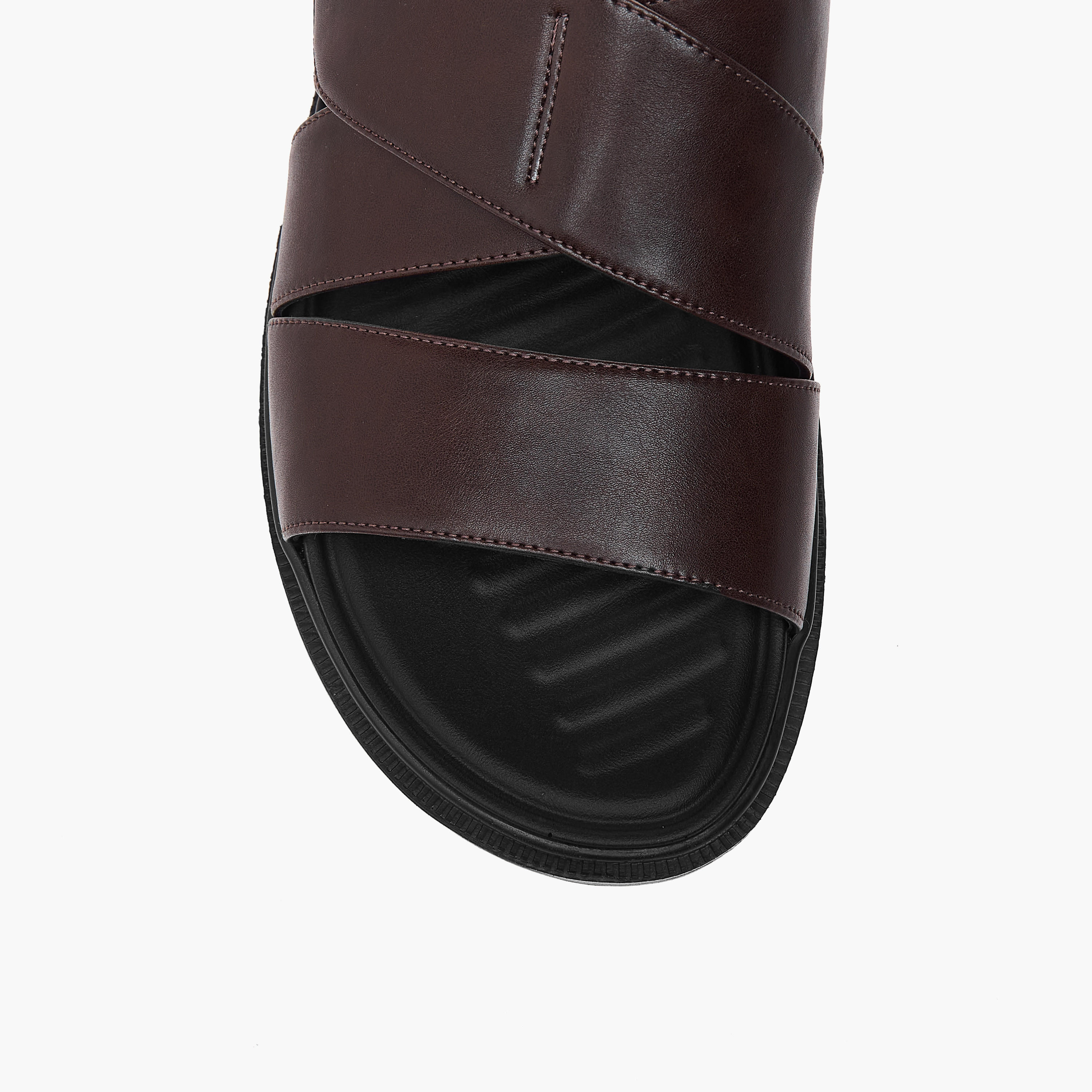 LBL by Shoexpress Cross Strap Slip-On Sandals-men-shoes-sandals-image-3