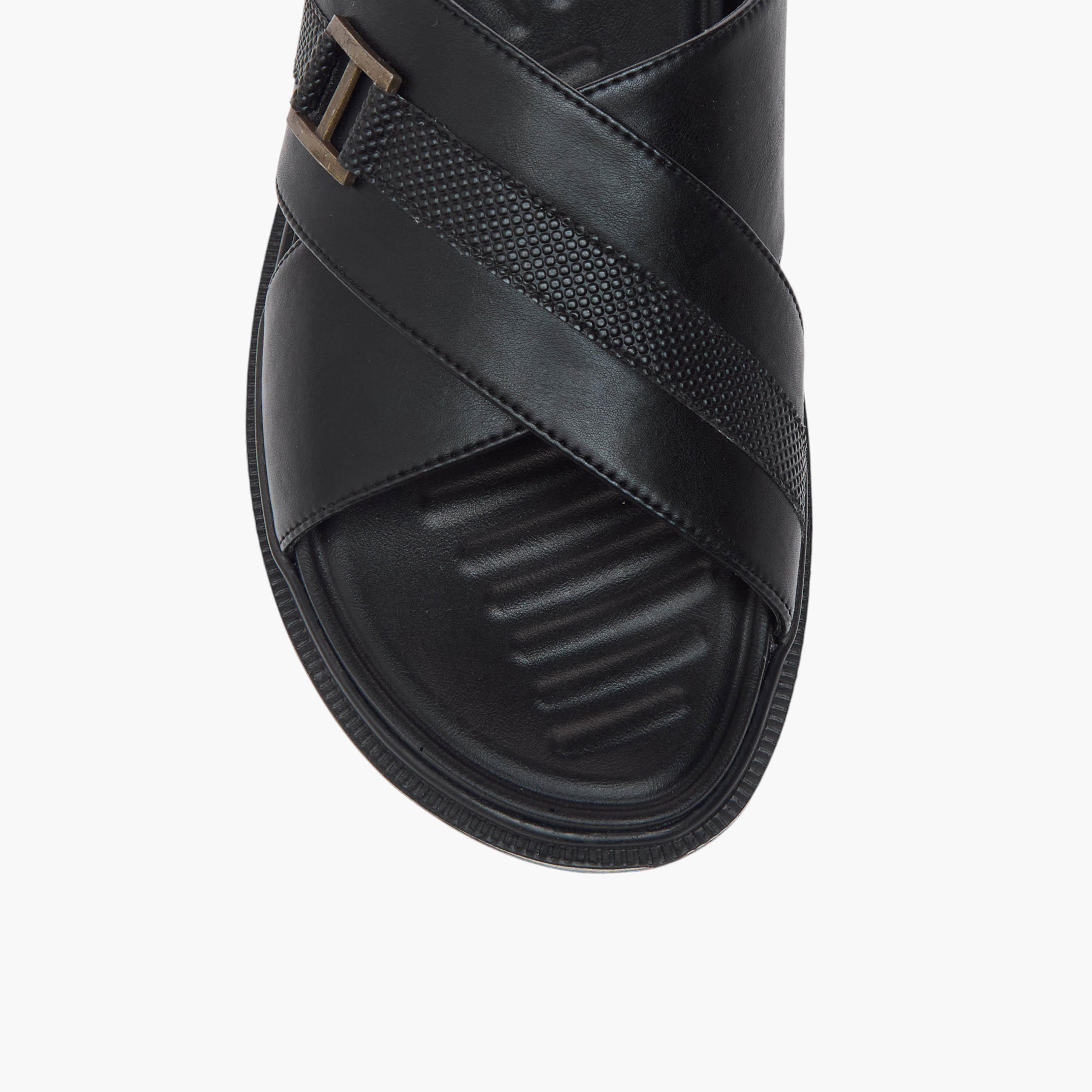 LBL by Shoexpress Cross Strap Slip-On Comfort Sandals-men-shoes-sandals-image-3