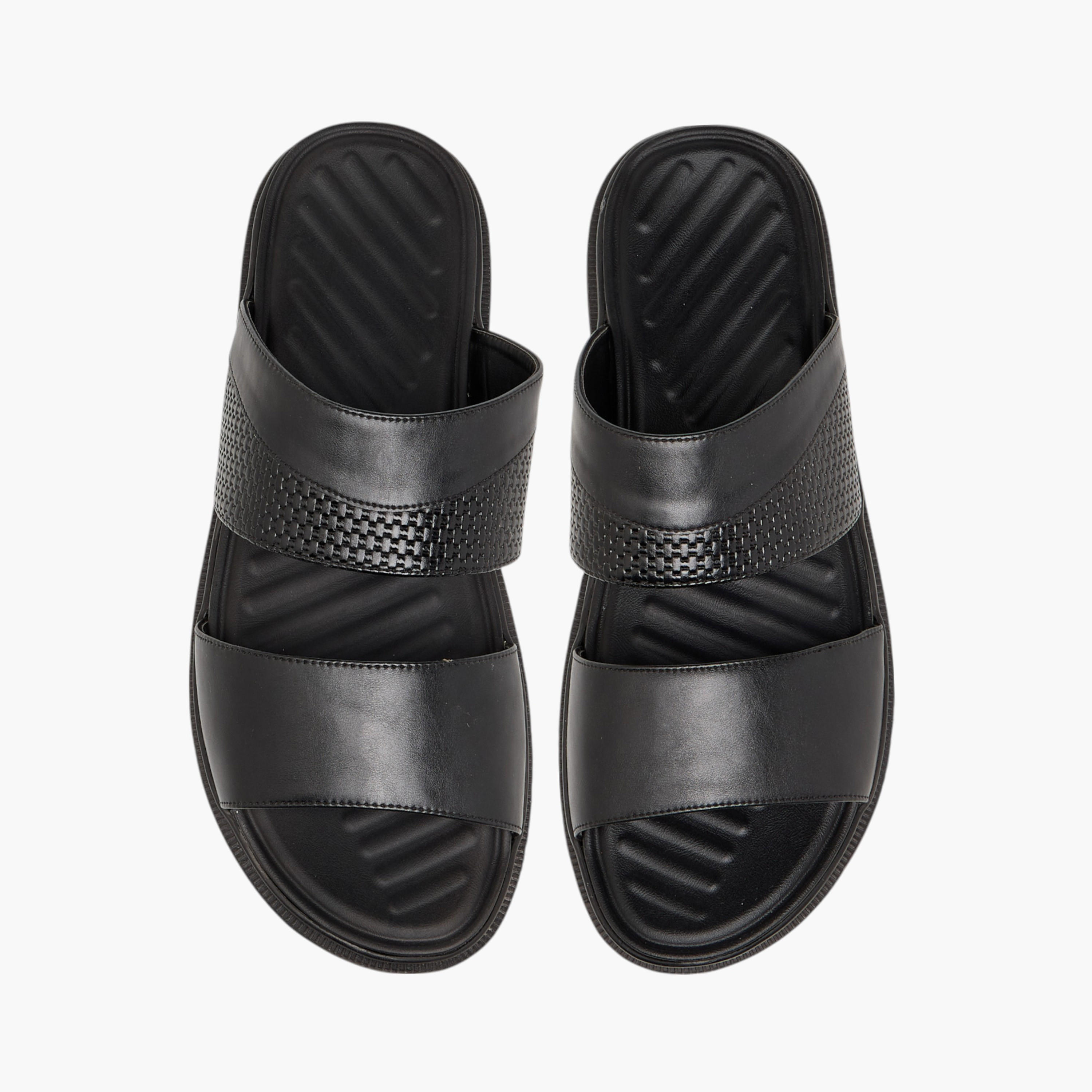 LBL by Shoexpress Textured Slip-On Comfort Sandals-men-shoes-sandals-image-1
