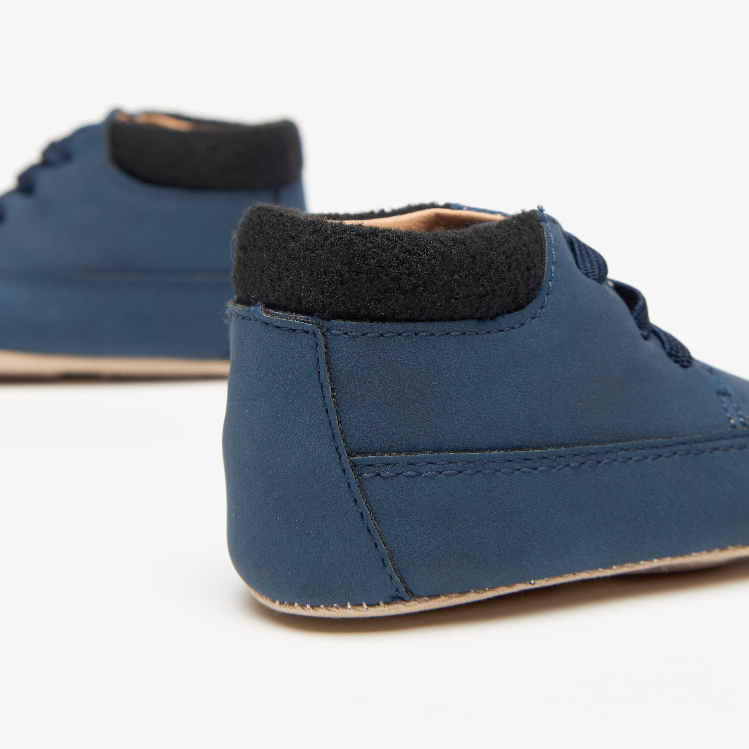 Barefeet Solid Slip-On Booties-baby-boys-shoes-booties-image-3