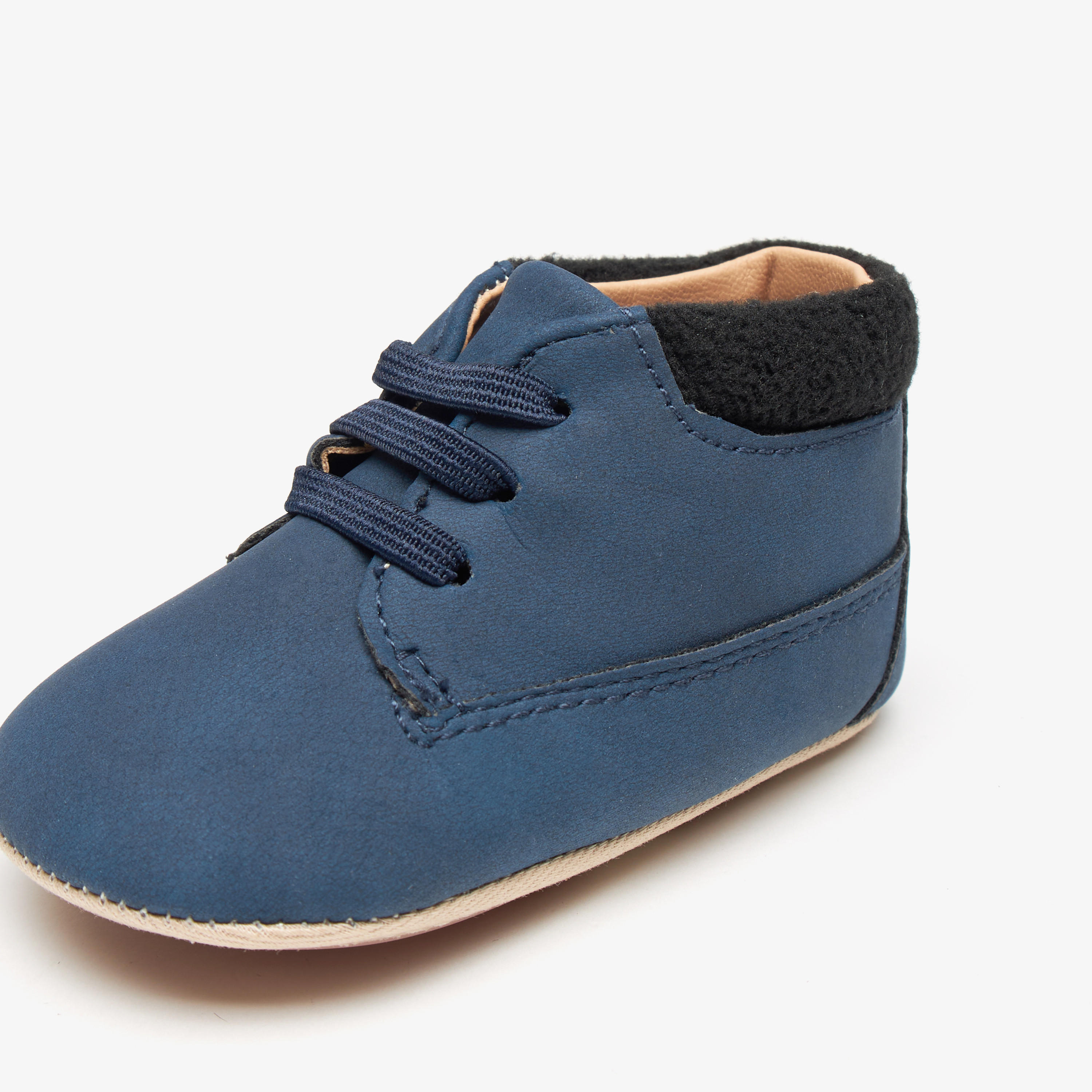 Barefeet Solid Slip-On Booties-baby-boys-shoes-booties-image-4