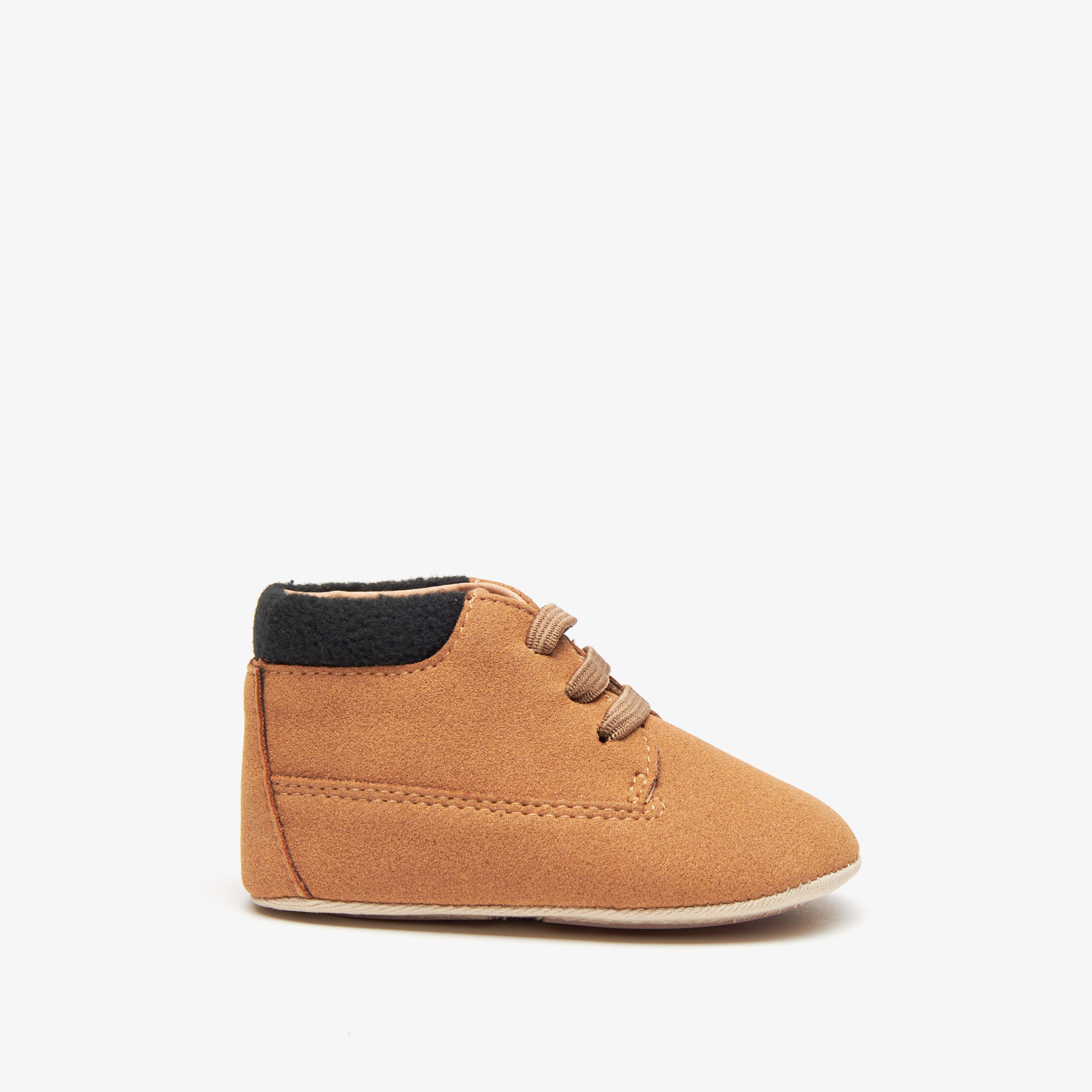 Barefeet Solid Slip-On Booties-baby-boys-shoes-booties-image-5