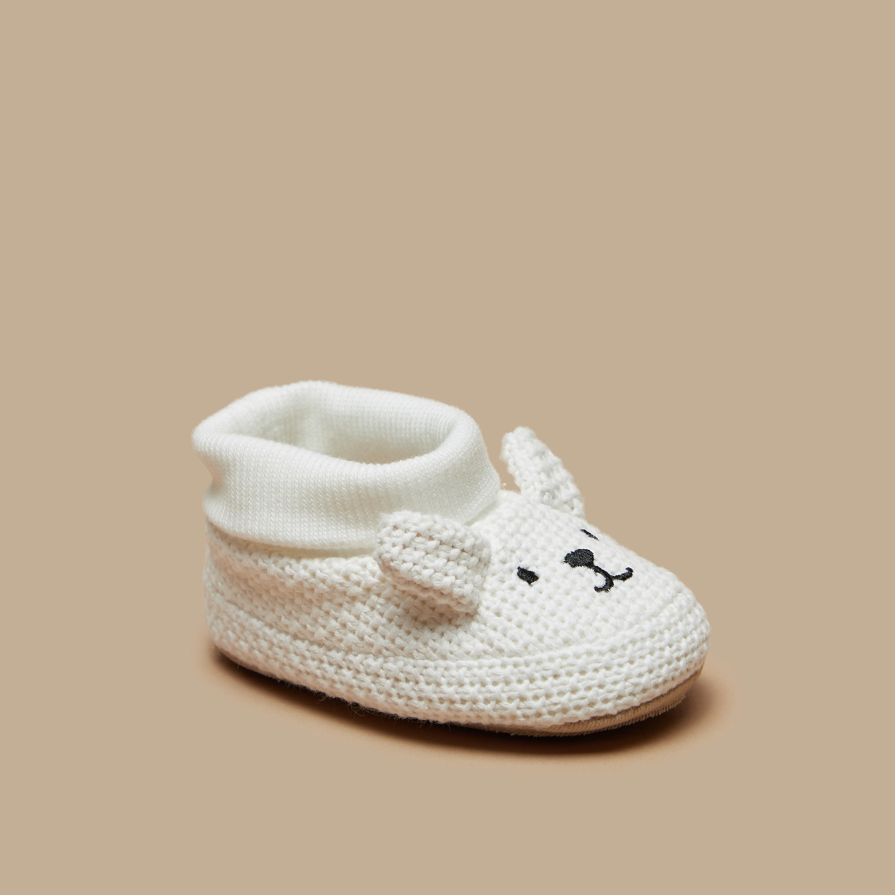 بوت بارز الملمس سهل الارتداء من بيرفيت-baby-girls-shoes-booties-image-1