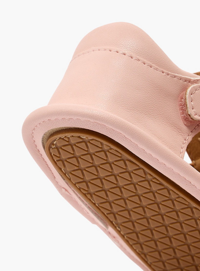 Barefeet Booties with Hook & Loop Closure-baby-girls-shoes-booties-image-5