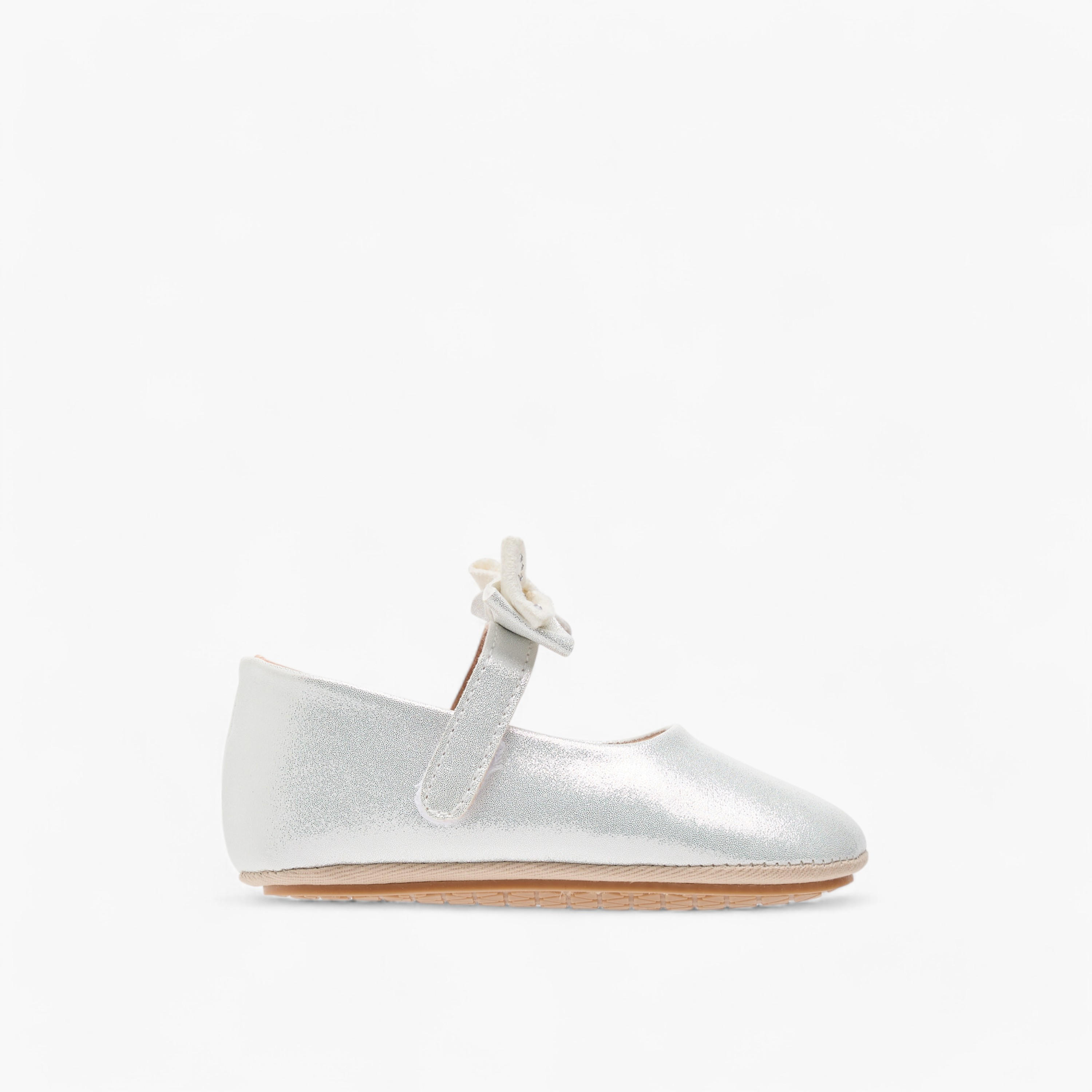 Barefeet Bow Accent Shoes with Hook and Loop Closure-baby-girls-shoes-closedshoes-image-2