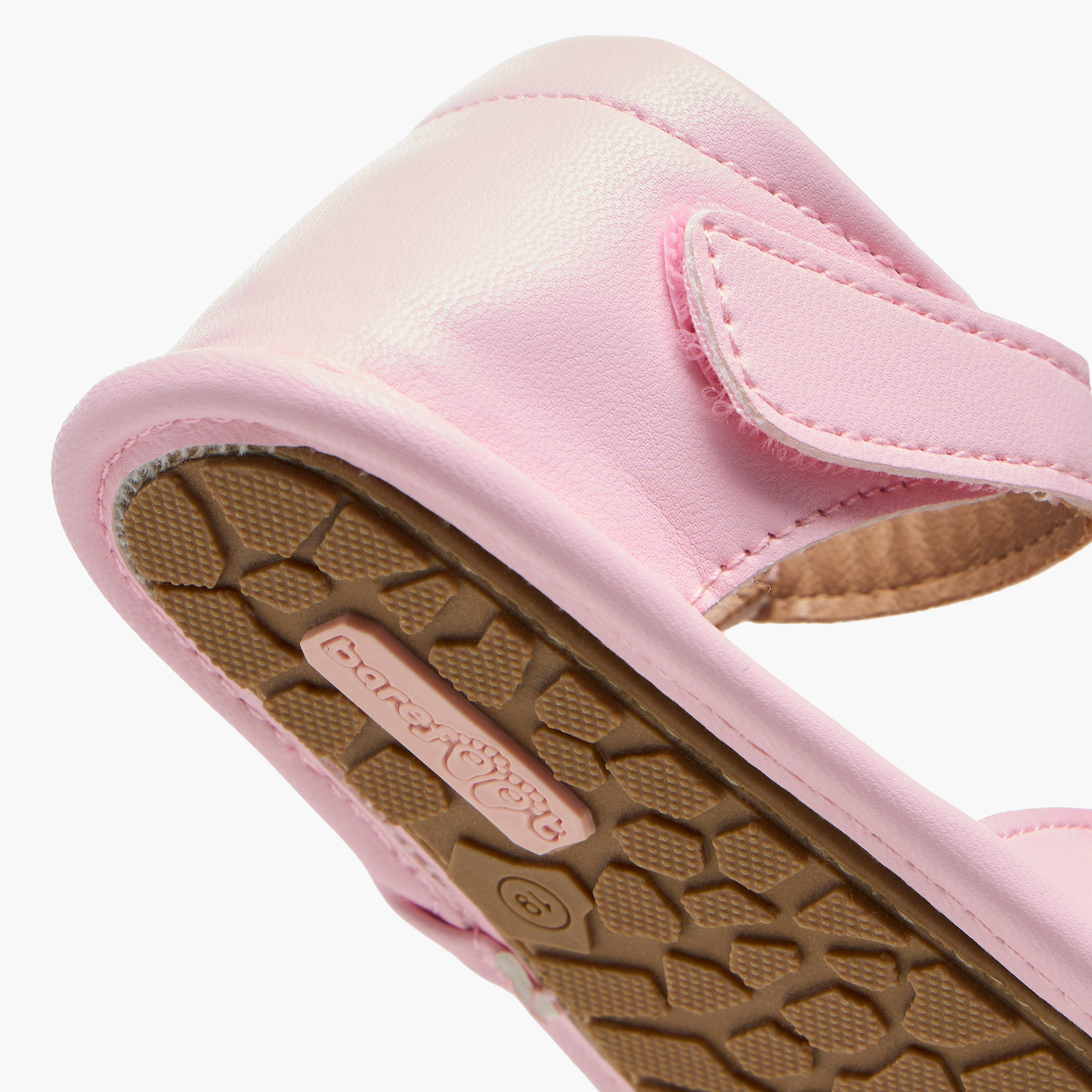 Barefeet Booties with Bow Accent-baby-girls-shoes-booties-image-5