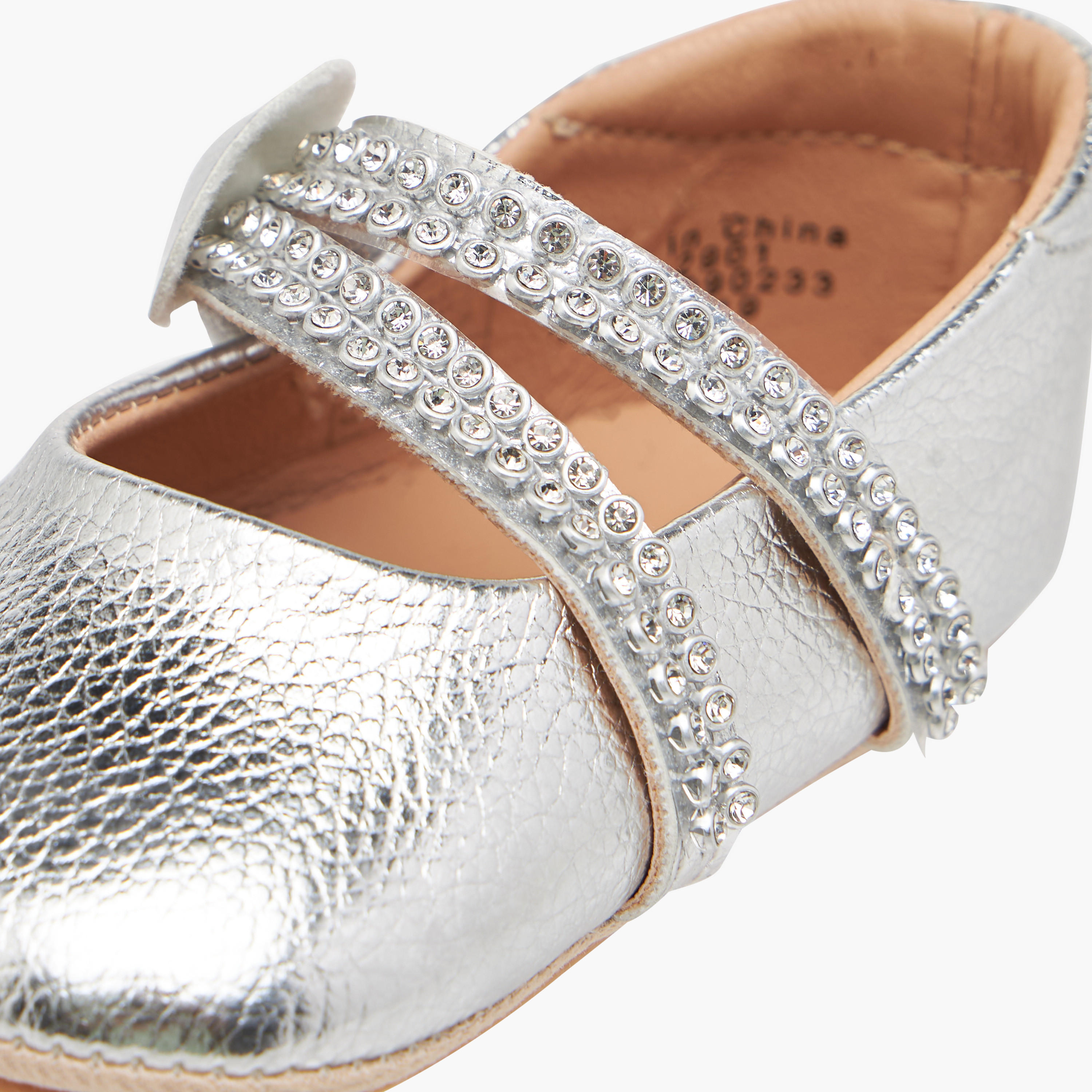 Barefeet Embellished Booties with Hook and Loop Closure-baby-girls-shoes-booties-image-4