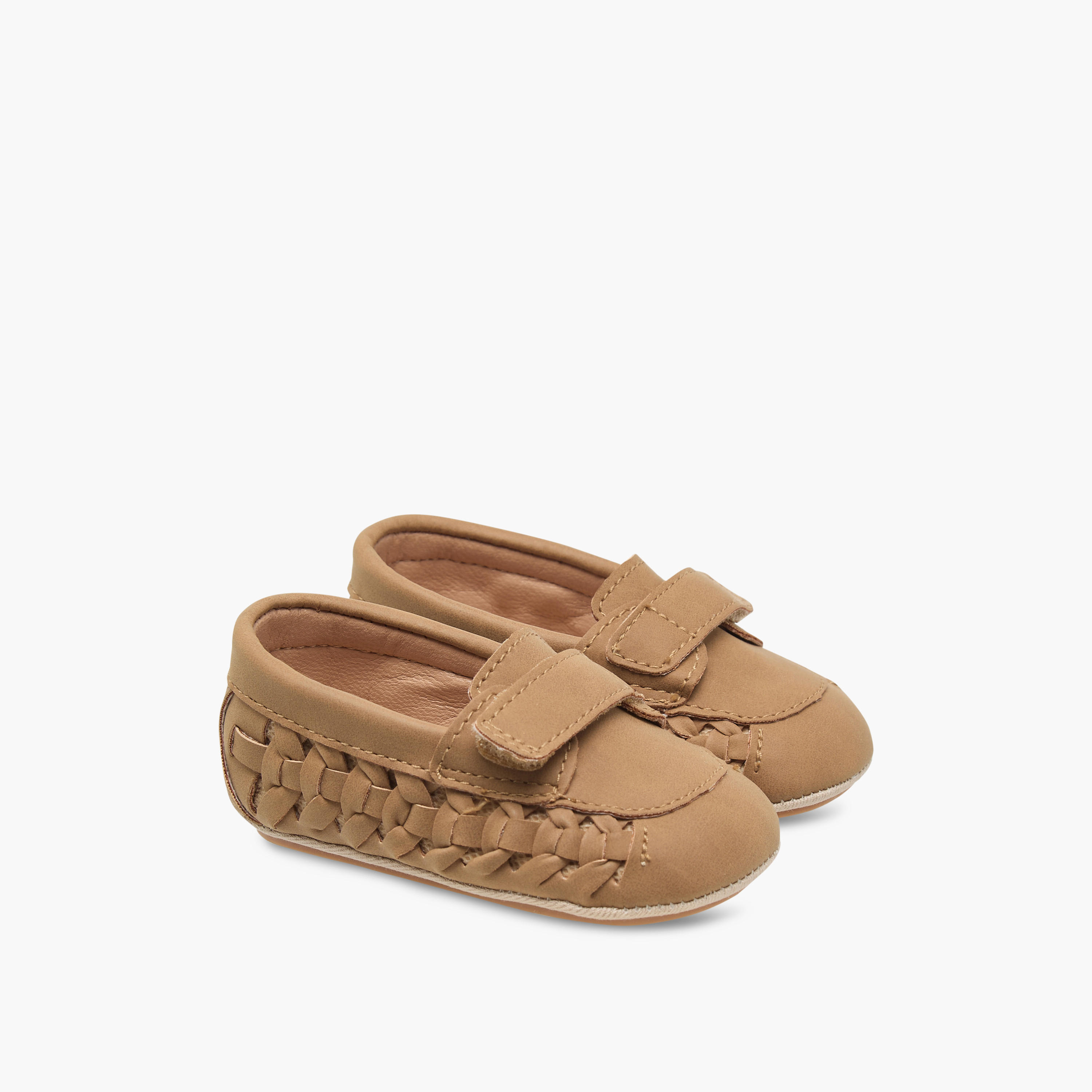 Barefeet Textured Slip-On Booties-baby-boys-shoes-booties-image-1