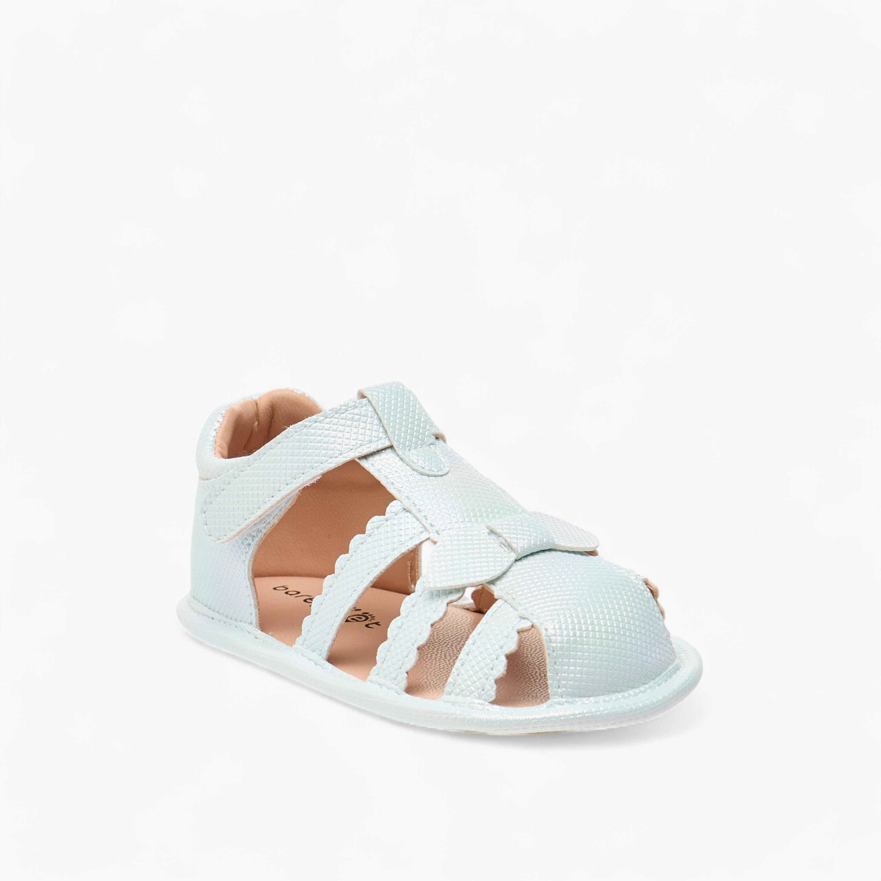 صندل بأحزمة بارزة الملمس وبشريط إغلاق لاصق من بيرفيت-baby-girls-shoes-sandals-image-7