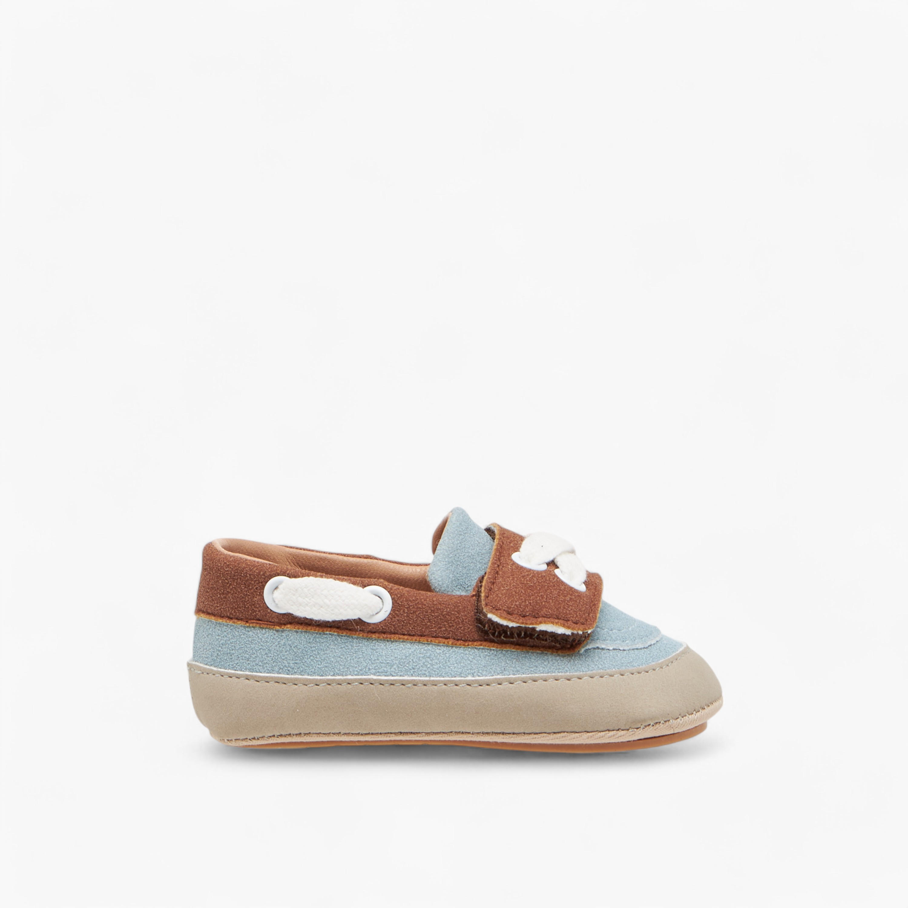 Barefeet Colourblock Booties with Hook and Loop Closure-baby-boys-shoes-booties-image-3