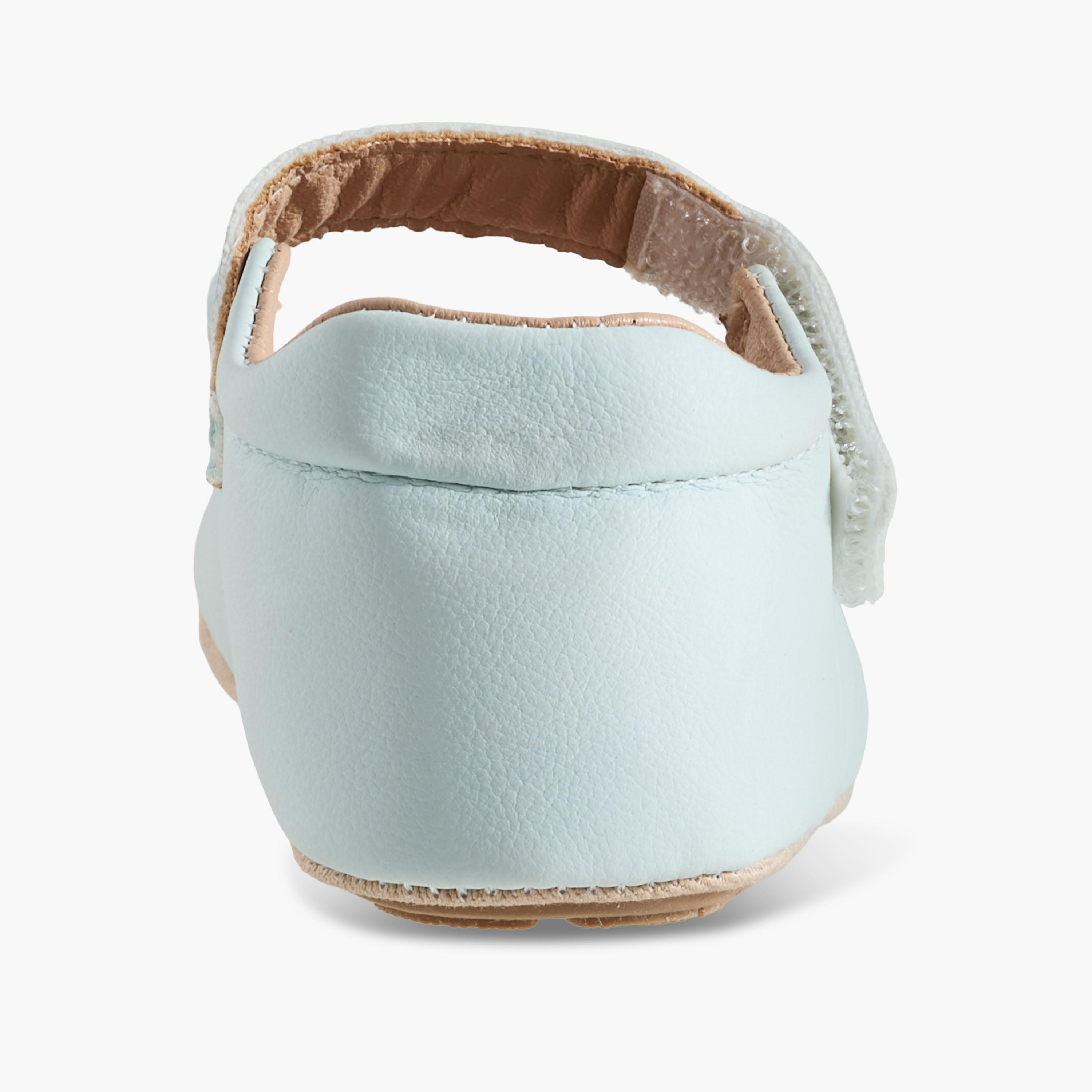 Barefeet Mary Jane Shoes with Hook & Loop Closure-baby-girls-shoes-booties-image-6