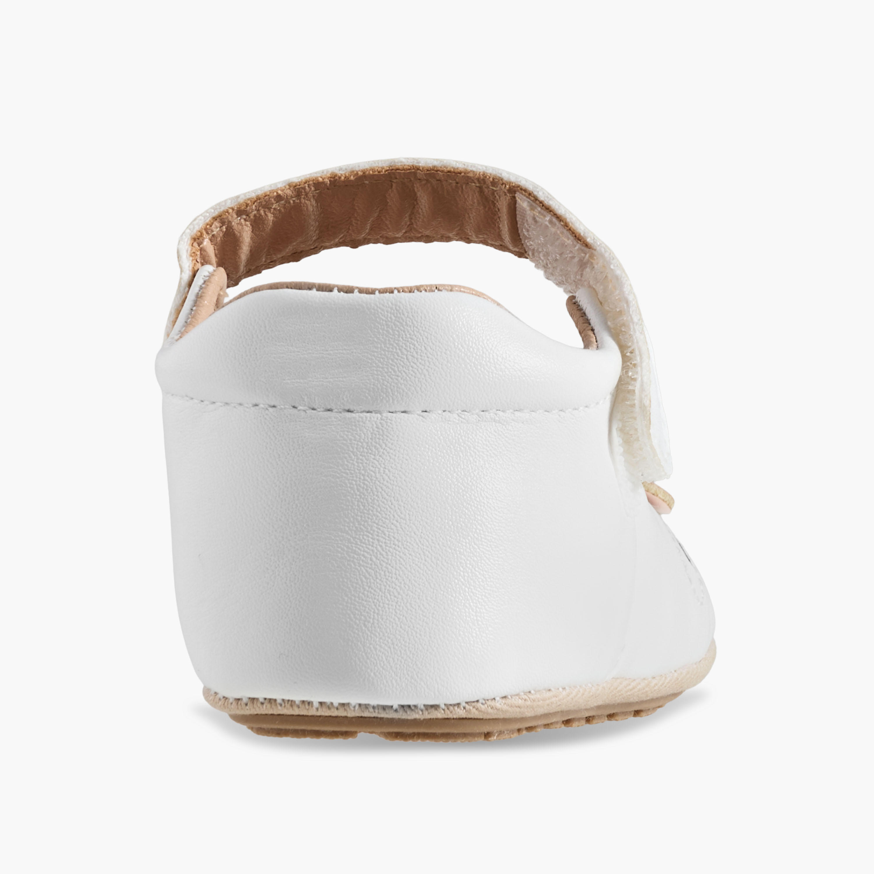 Barefeet Mary Jane Shoes with Hook & Loop Closure-baby-girls-shoes-booties-image-6