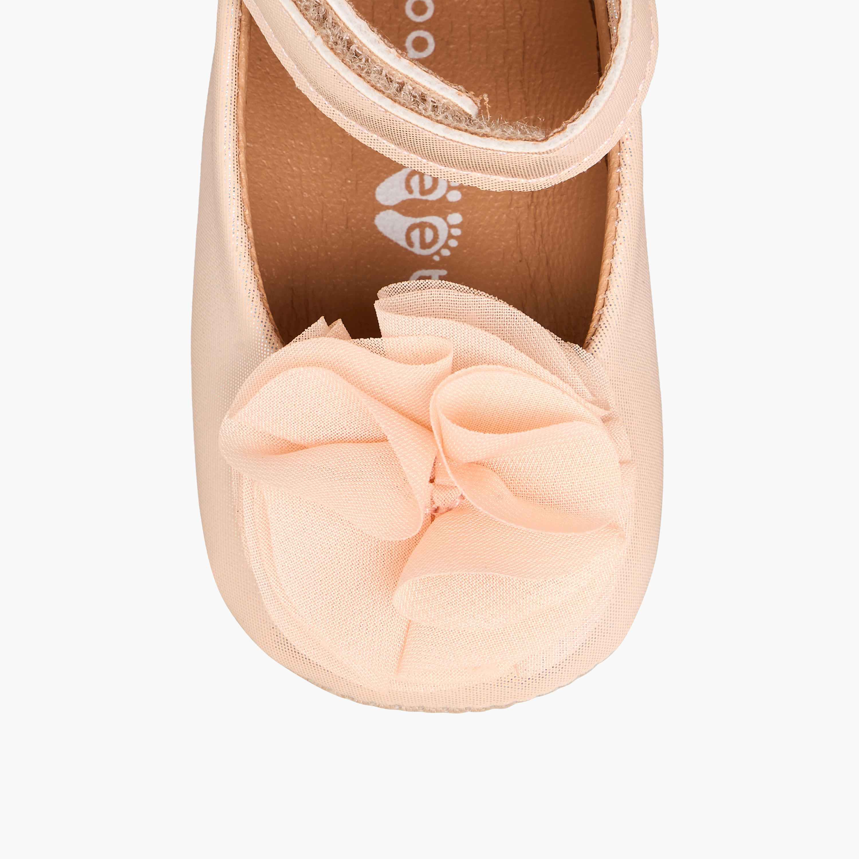 حذاء باليرينا بزينة زهرية من بيرفيت-baby-girls-shoes-booties-image-4