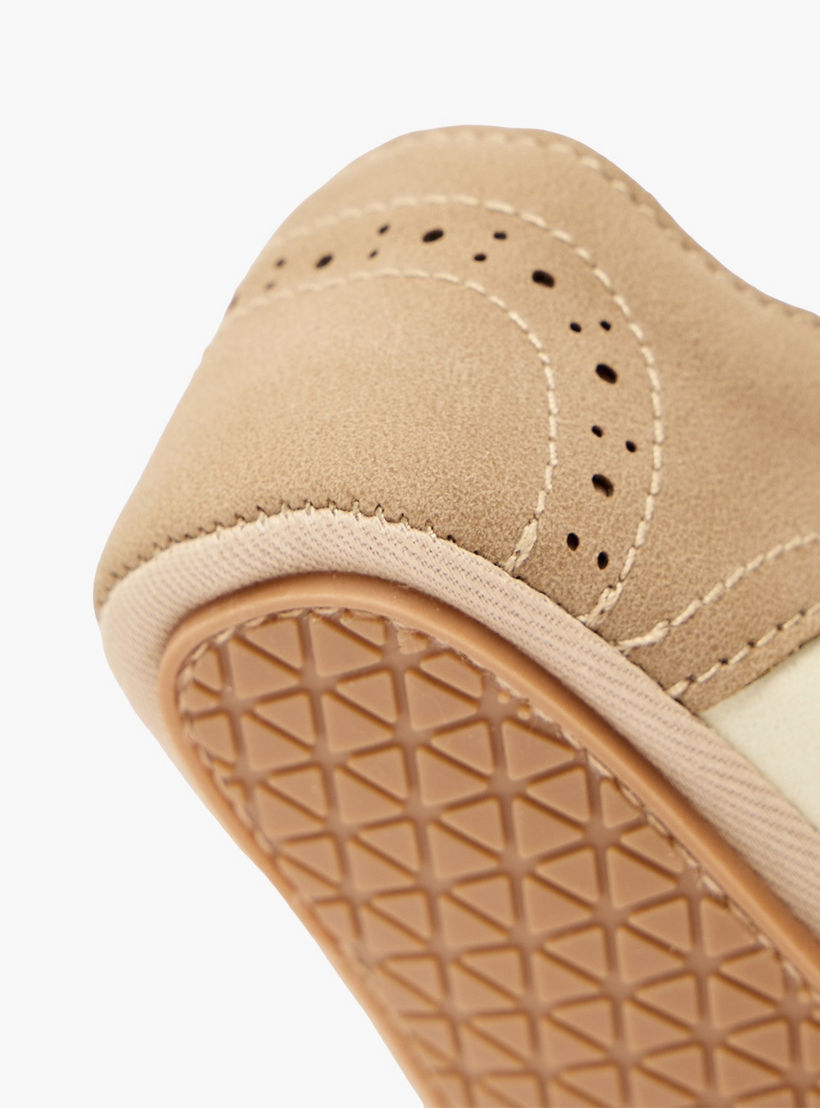 Barefeet Booties with Hook & Loop, Panelled Design-baby-boys-shoes-booties-image-5