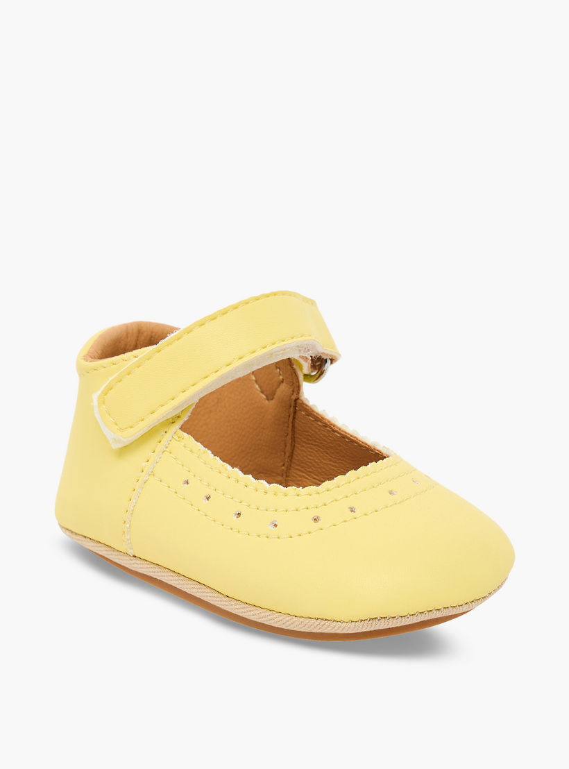 Barefeet Booties with Hook & Loop Closure-baby-girls-shoes-booties-image-2
