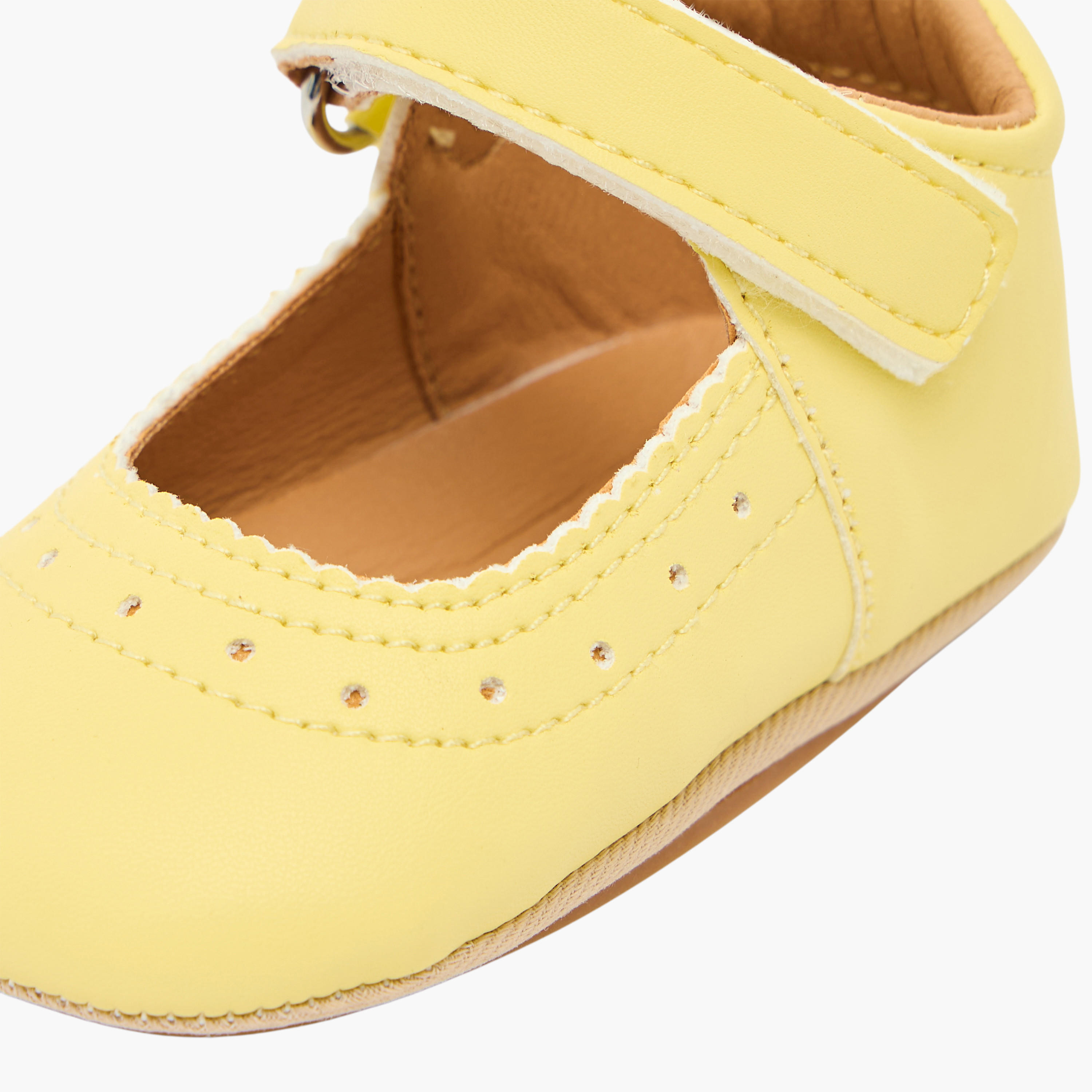 Barefeet Booties with Hook & Loop Closure-baby-girls-shoes-booties-image-4