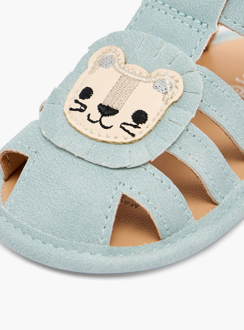 Barefeet Booties with Hook & Loop Closure-baby-boys-shoes-booties-image-4