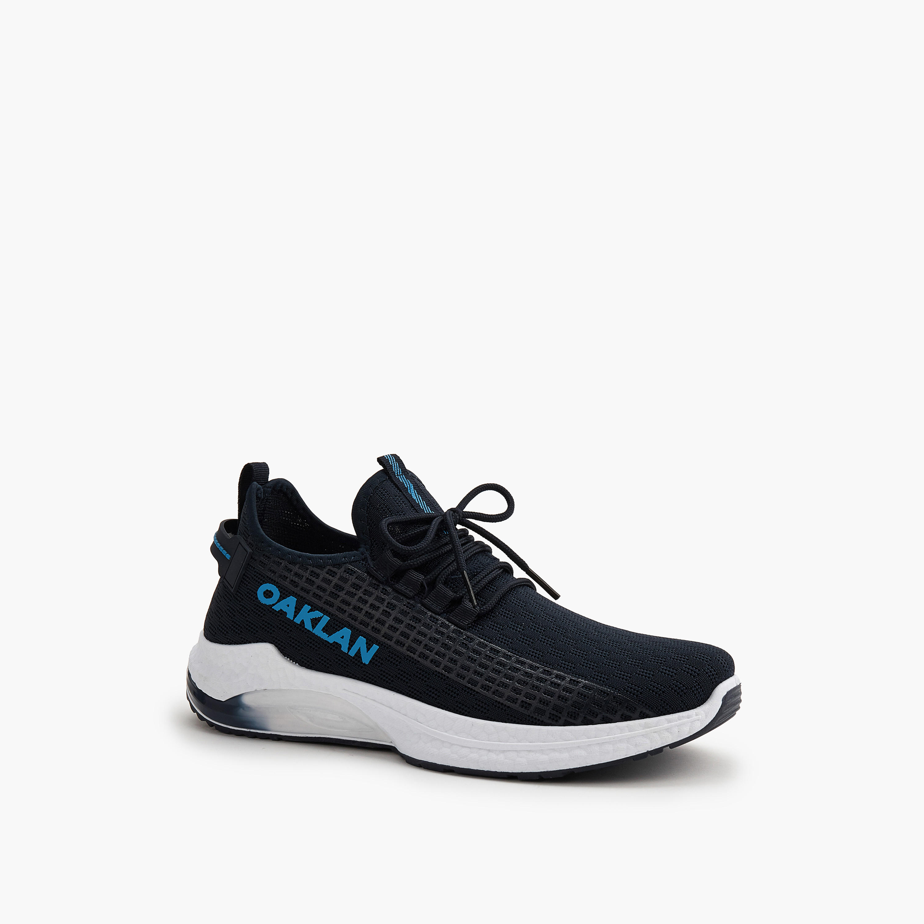 Oaklan by Shoexpress Logo Detail Lace-Up Sports Shoes-sports-men-shoes-image-1