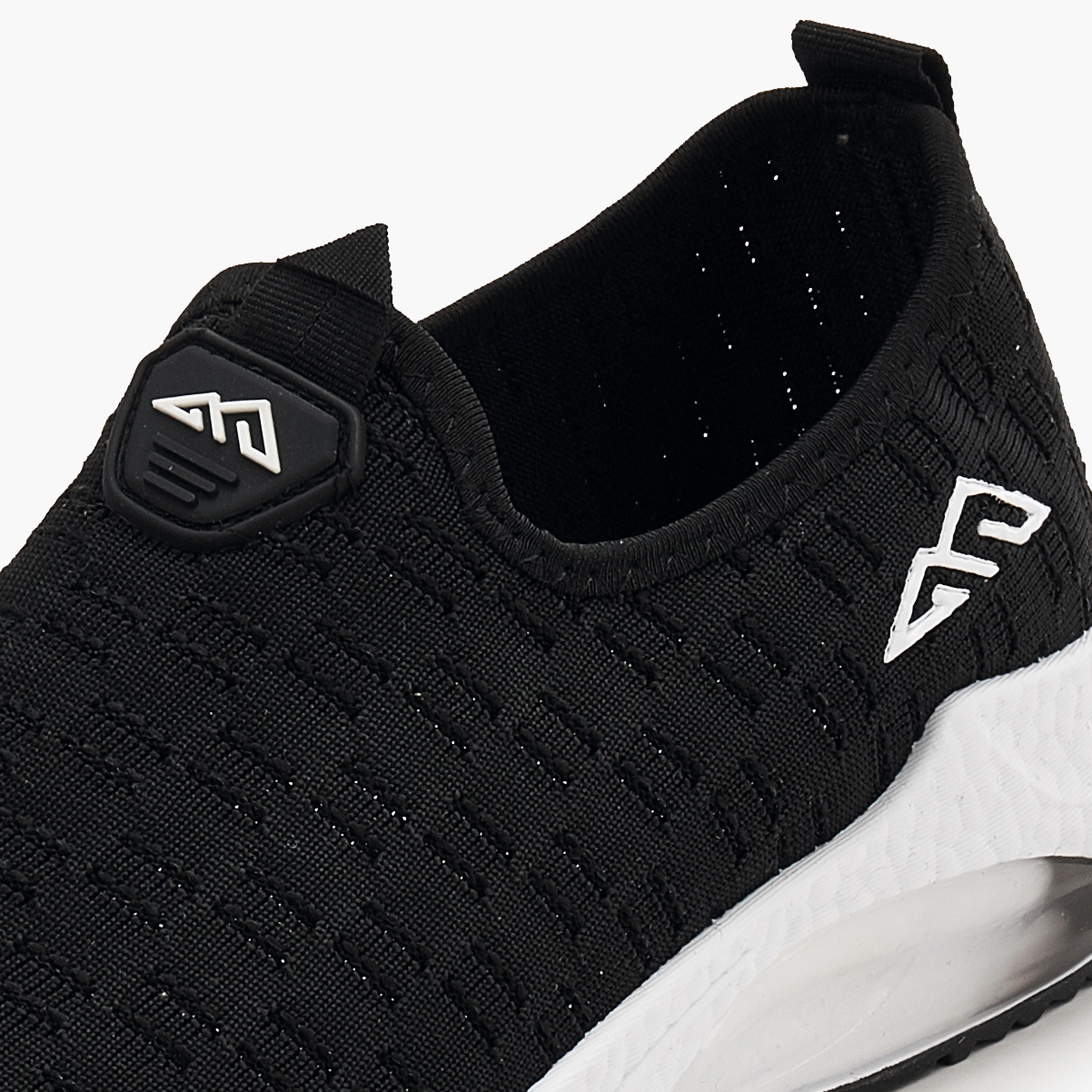 Oaklan by Shoexpress Textured Slip-On Sports Shoes with Pull Tab-sports-men-shoes-image-3