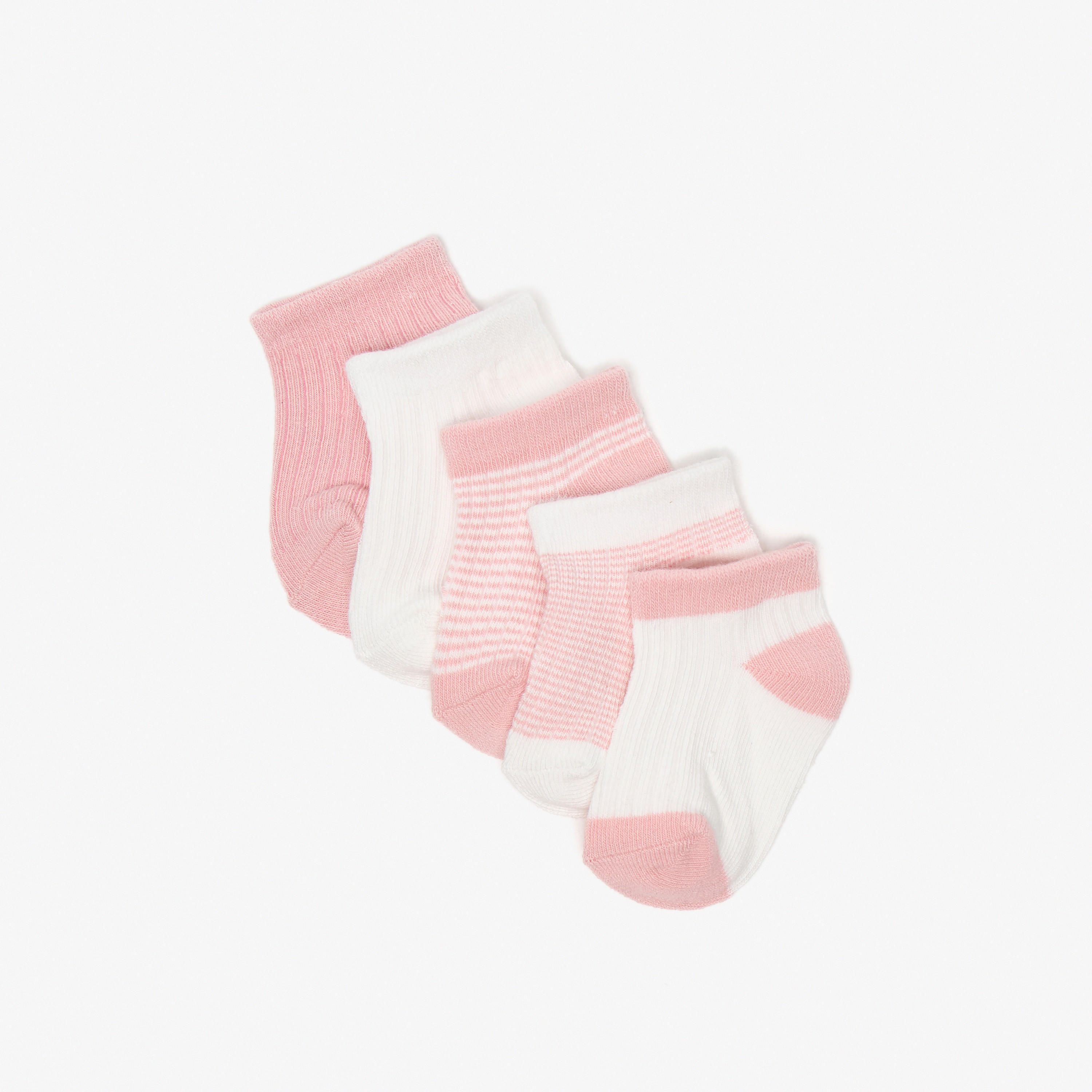Barefeet Assorted Ankle Length Socks - Set of 5-girls-accessories-socks-image-2
