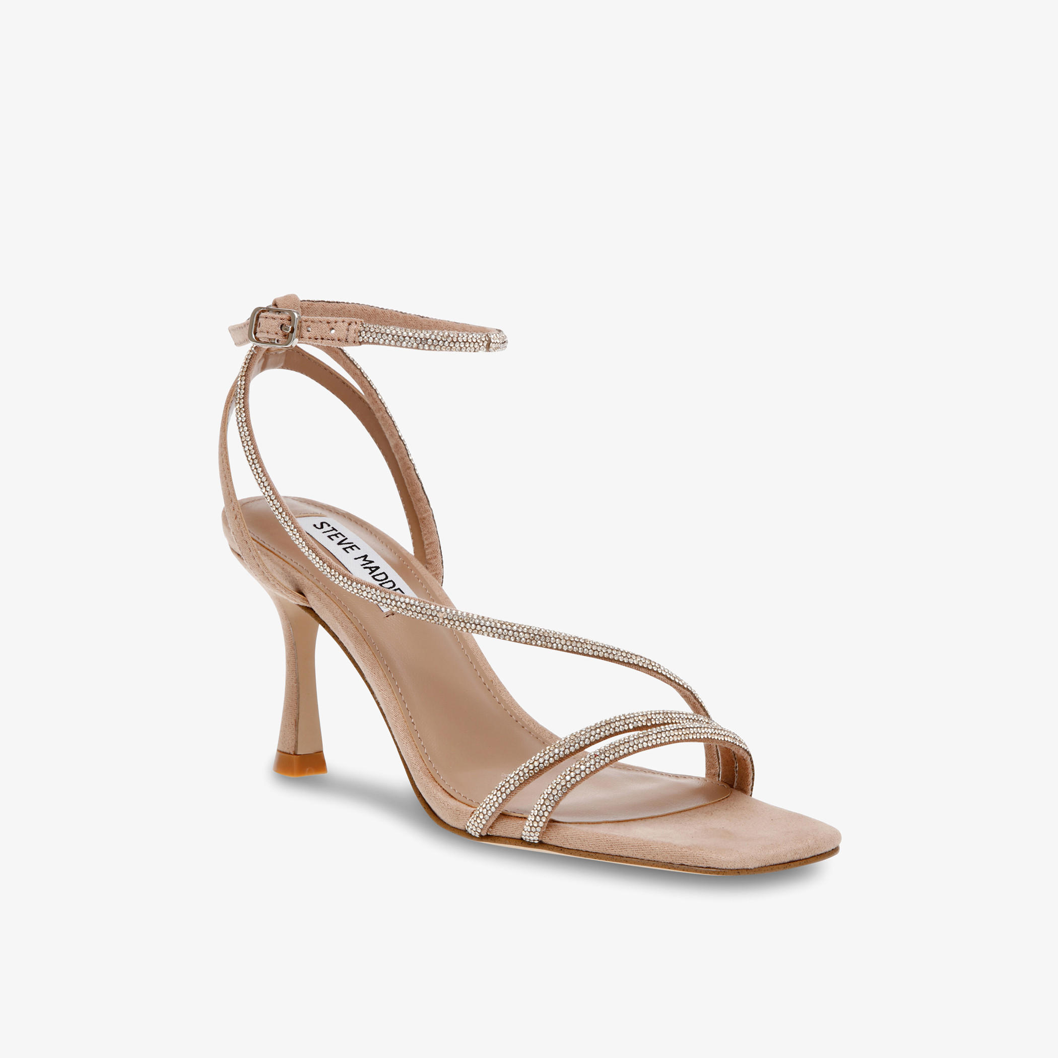 Steve Madden Women's Embellished Ankle Strap Sandals with Stiletto Heels-women-shoes-heels-image-1