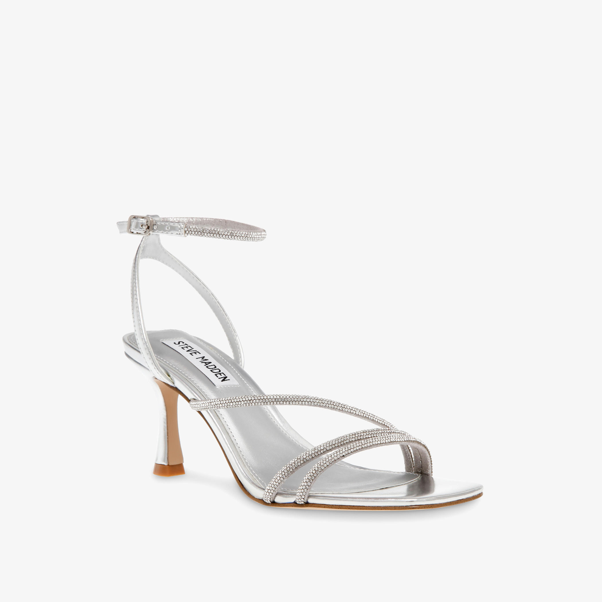 Steve Madden Women's Embellished Ankle Strap Sandals with Stiletto Heels-women-shoes-heels-image-1