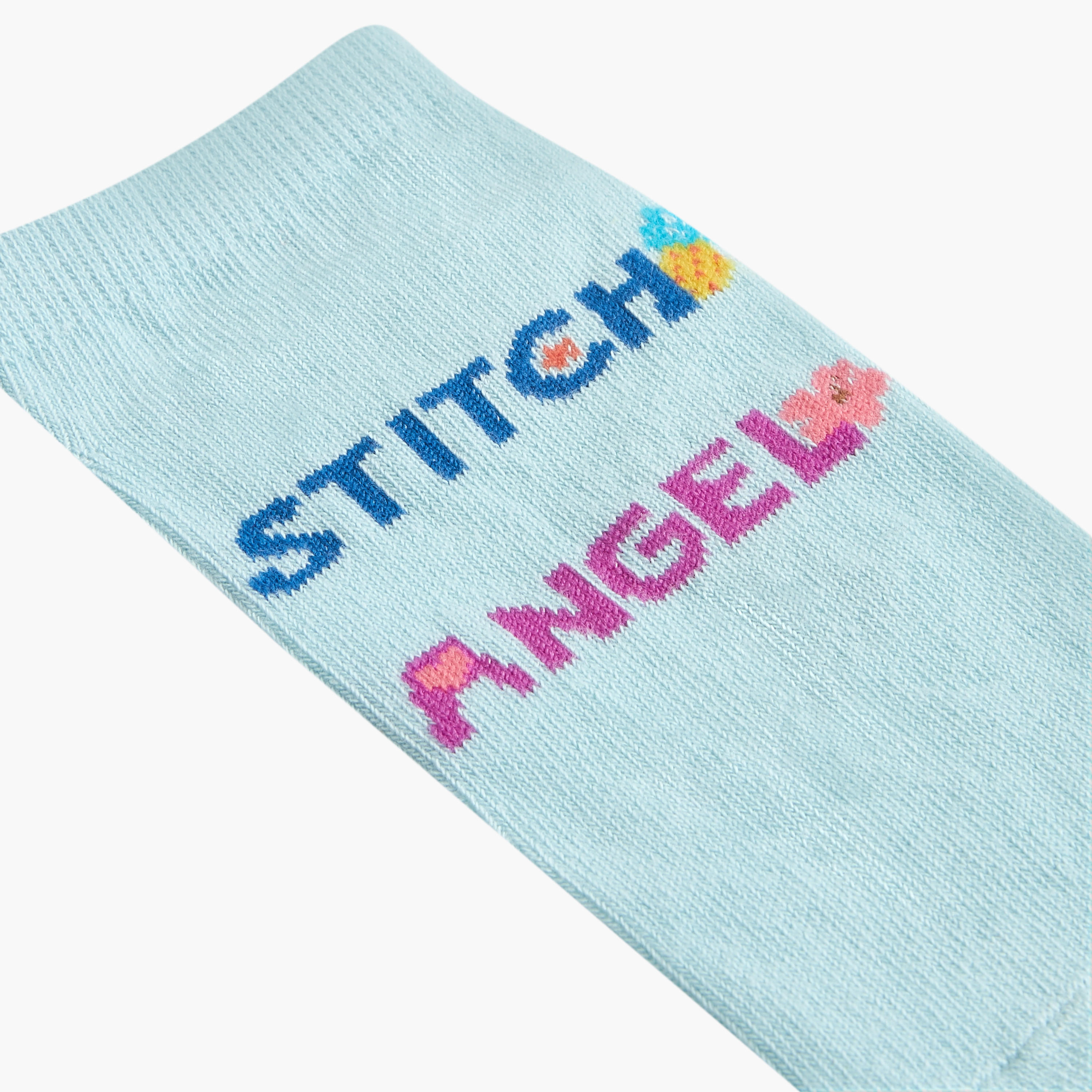 Disney Stitch and Angel Print Non-Terry Ankle Length Socks - Set of 3-girls-accessories-socks-image-4