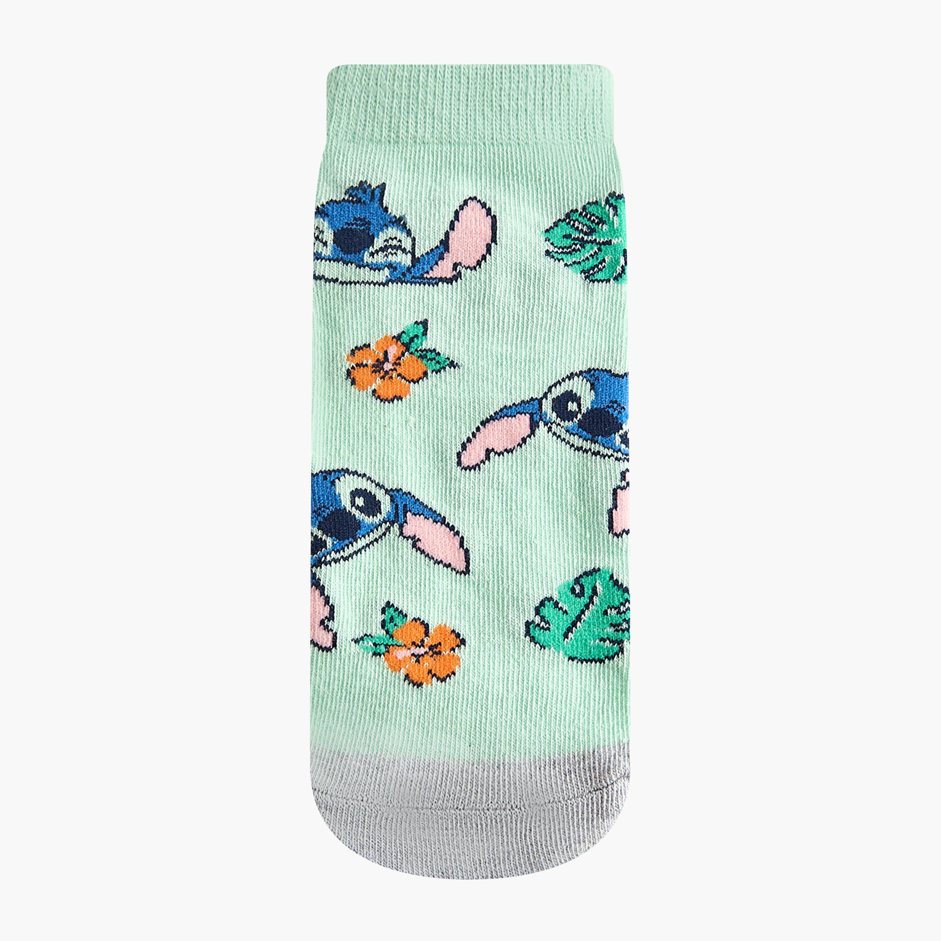 Pack of 5 Disney Girls Socks Ankle Length Stitch Print-girls-accessories-socks-image-2