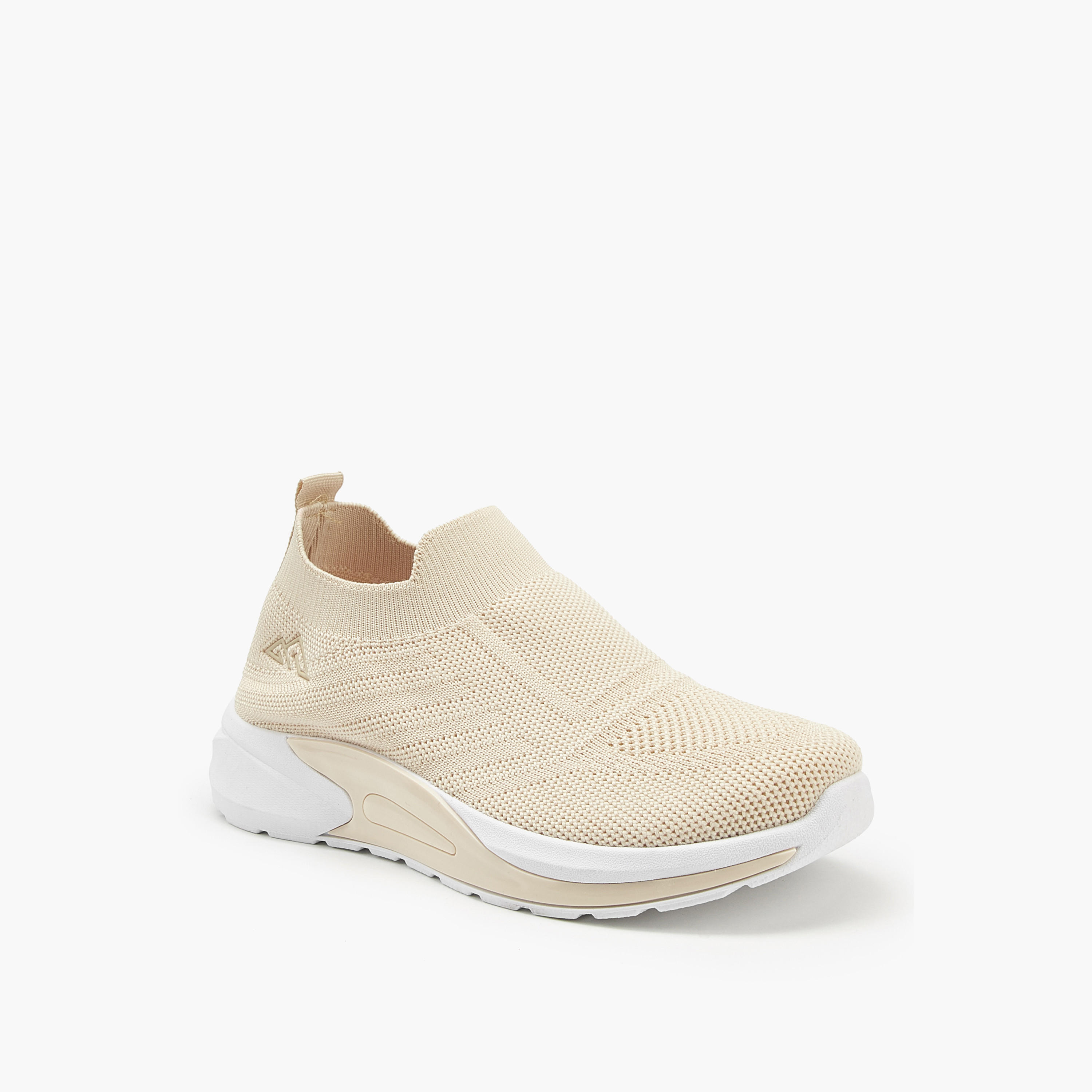Oaklan by Shoexpress Textured Slip-On Sports Shoes with Pull Tab-girls-shoes-sports-image-2