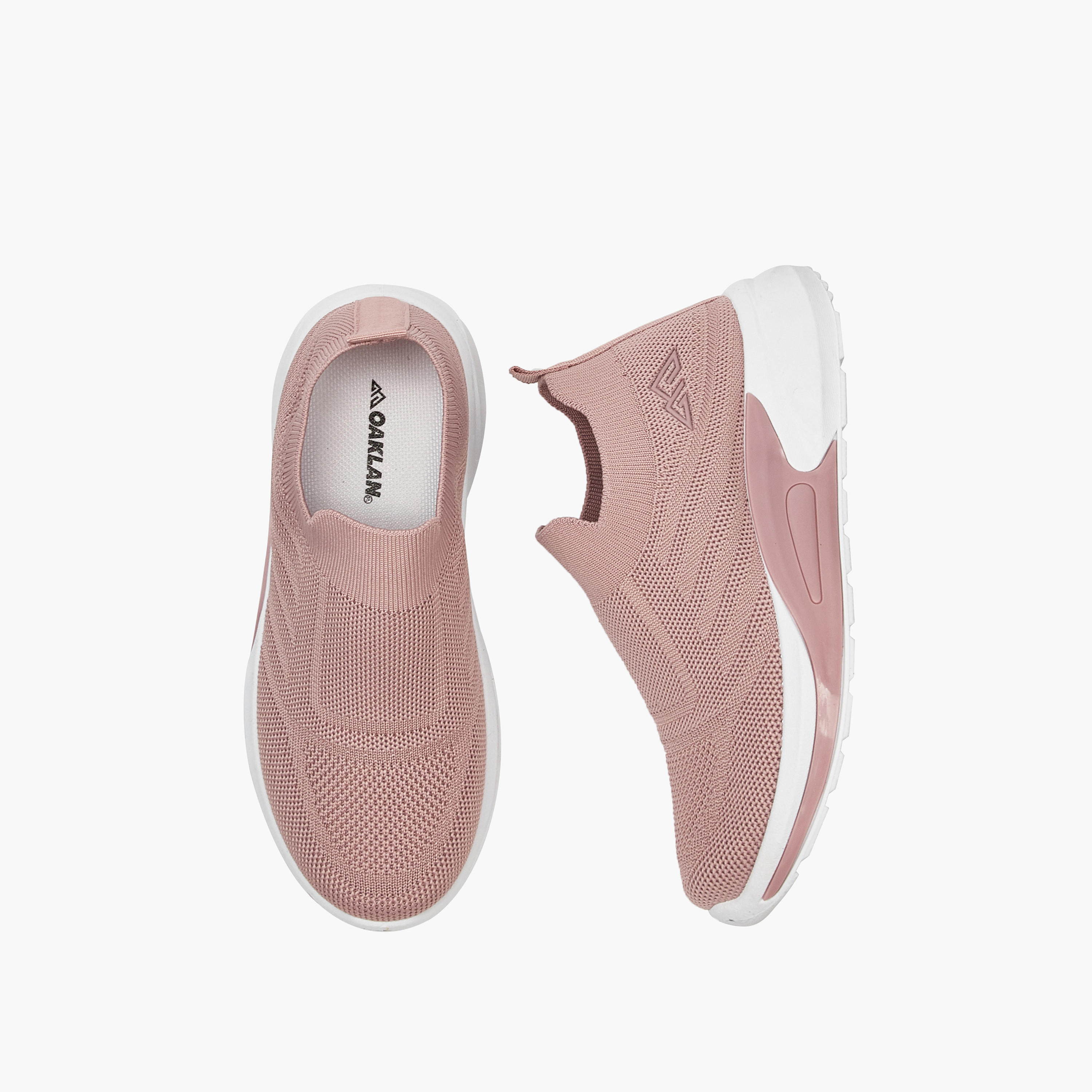 Oaklan by Shoexpress Textured Slip-On Sports Shoes with Pull Tab-girls-shoes-sports-image-1