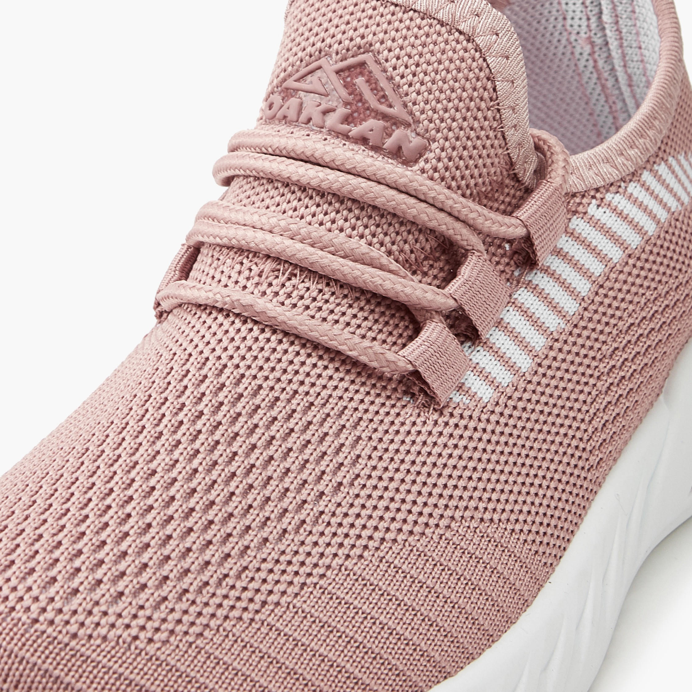 Oaklan By Shoexpress Girls Textured Up Lace-up Walking Shoes-girls-shoes-sports-image-4