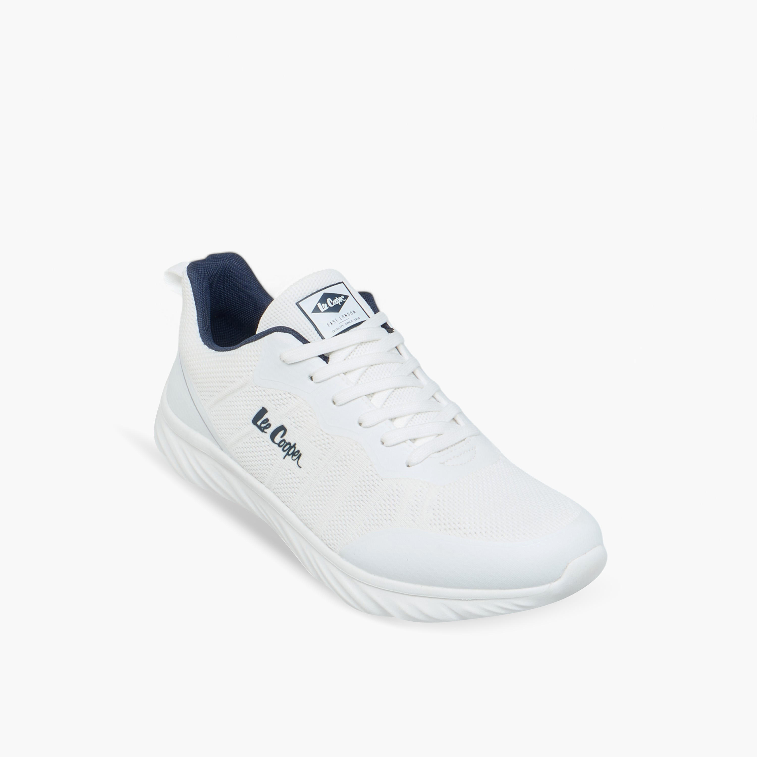 حذاء سنيكرز برباط إغلاق وتفاصيل شعار للرجال من لي كوبر-men-shoes-sneakers-image-2