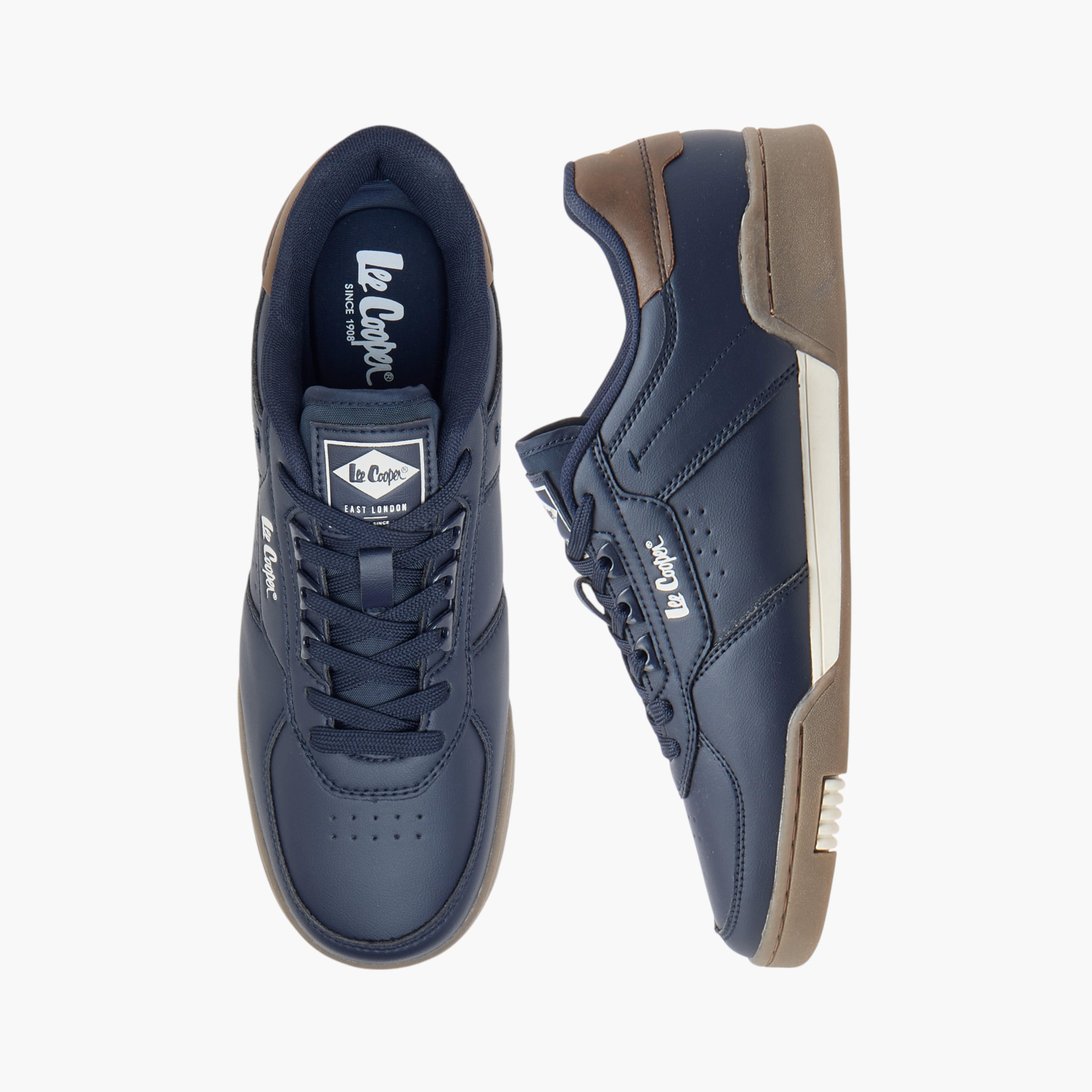 حذاء سنيكرز بألواح ورباط إغلاق للرجال من لي كوبر-men-shoes-sneakers-image-1