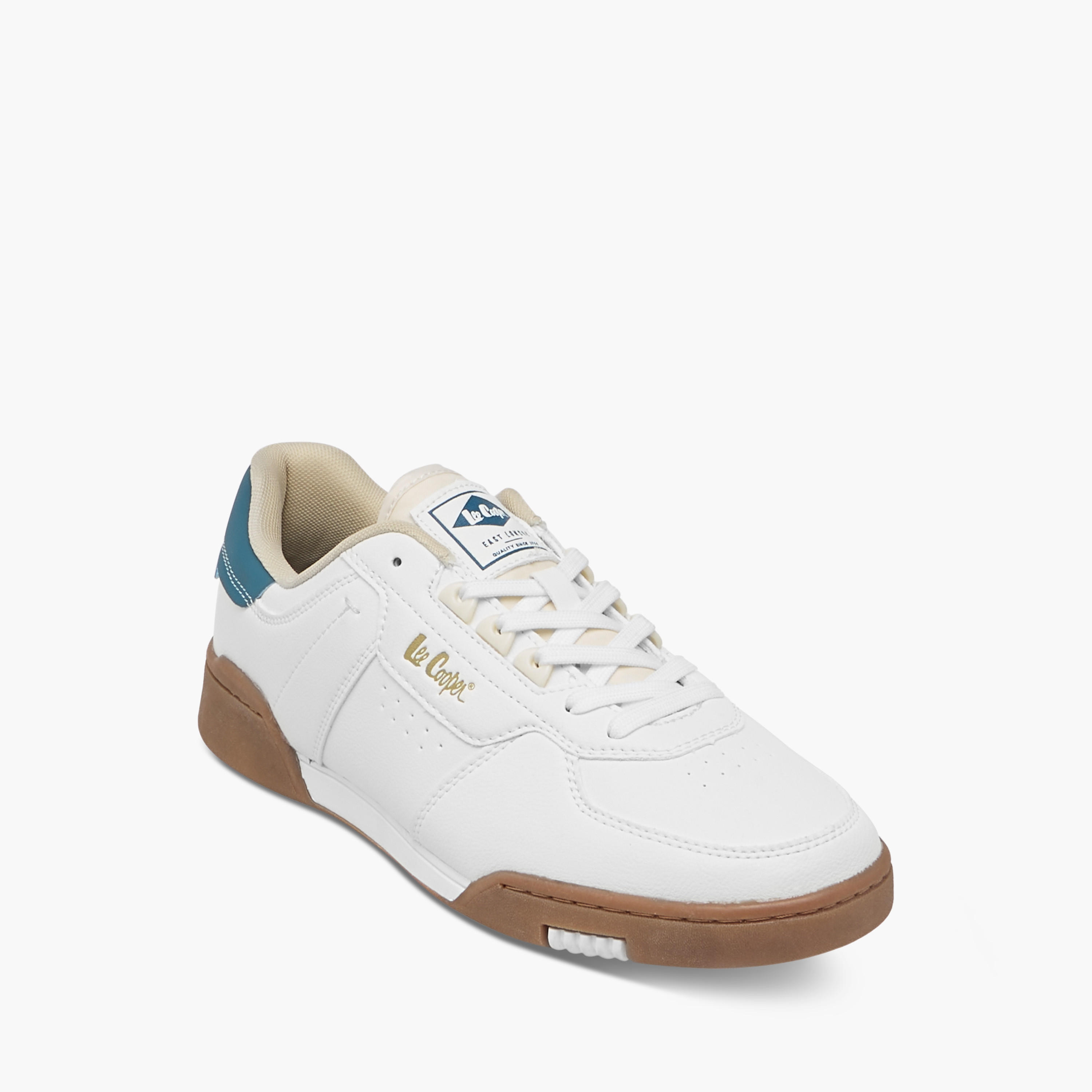 Lee Cooper Men's Panelled Lace-Up Sneakers-men-shoes-sneakers-image-2