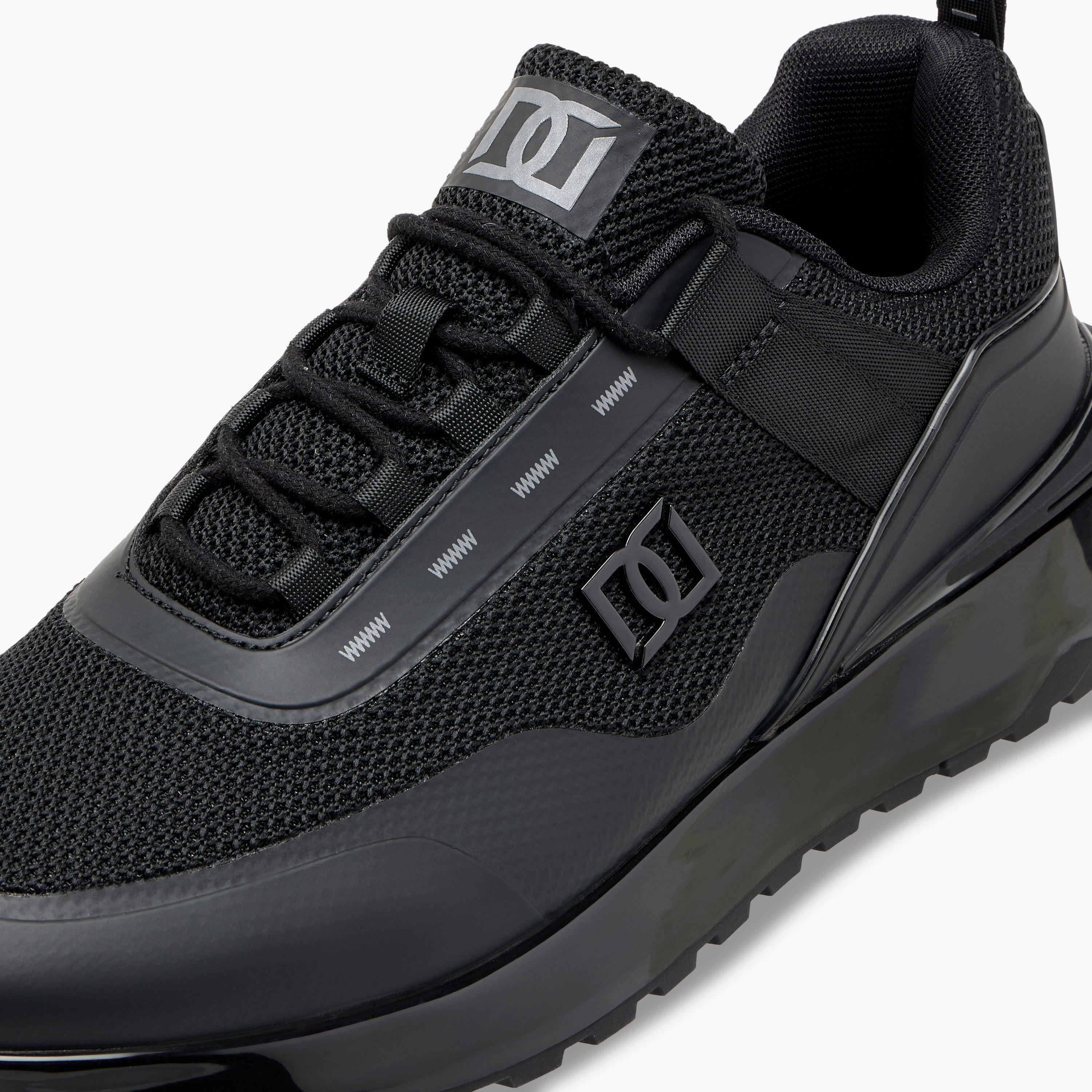 Duchini Men's Monotone Sneakers with Lace-Up Closure-men-shoes-sneakers-image-4