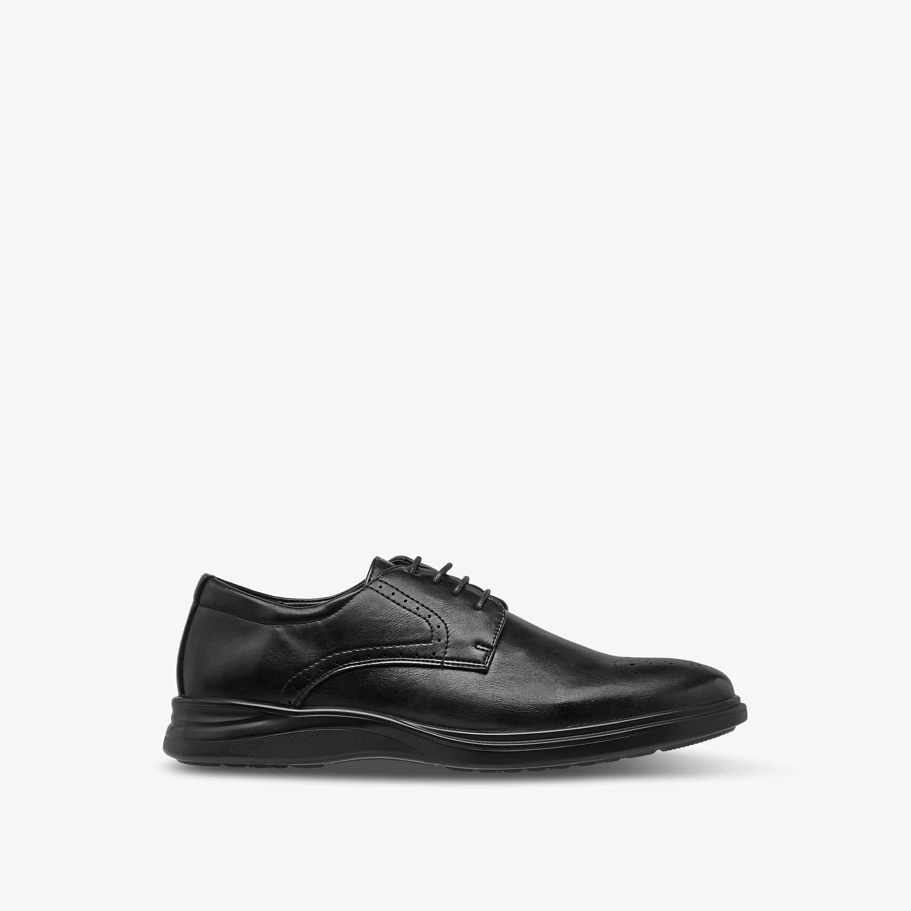 Le Confort Men Perforated Lace-Up Derby Shoes-men-shoes-formalshoes-image-3