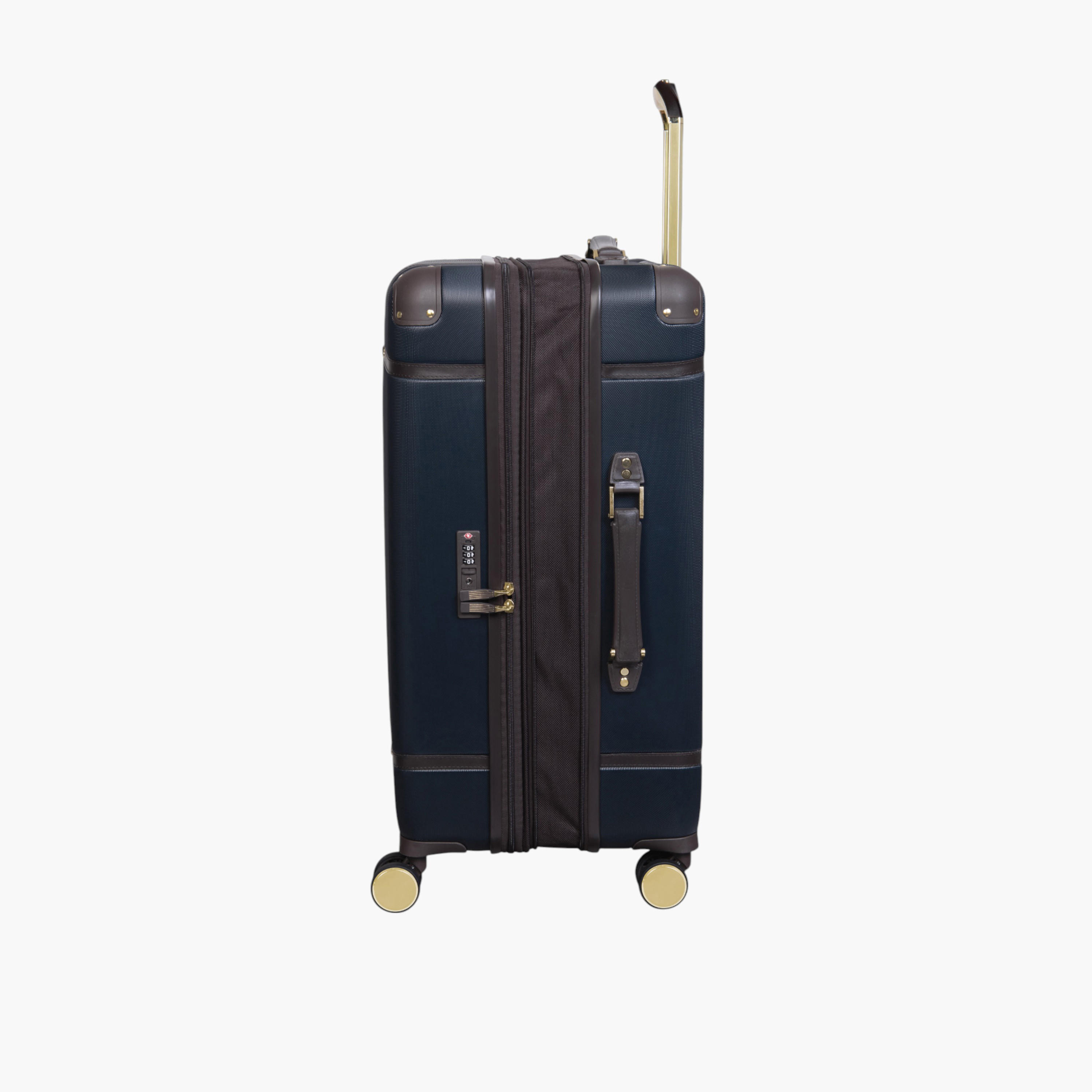 IT Solid Hardcase Trolley Bag with Retractable Handle and Zip Closure - 24 Inches Check-In Bag-travel-luggagesandbags-luggage-image-4