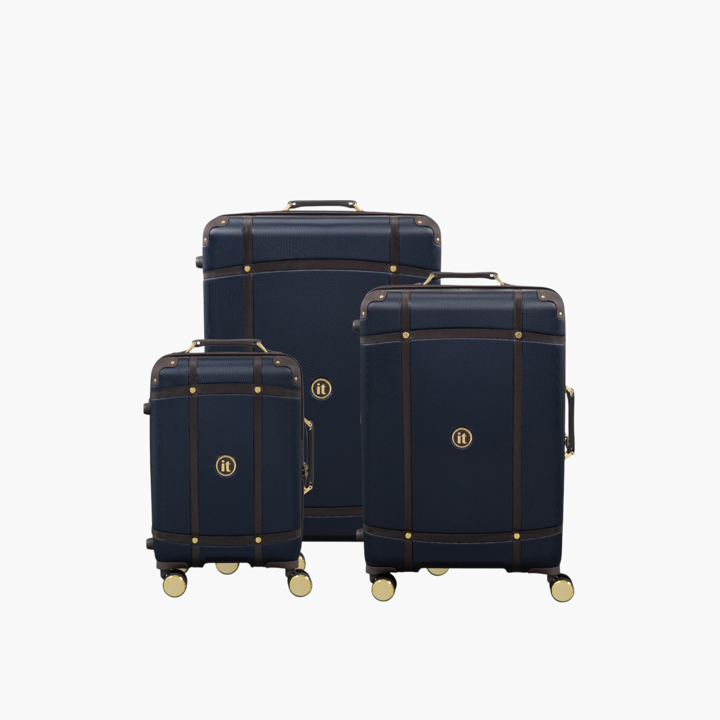 IT Solid Hardcase Trolley Bag with Retractable Handle and Zip Closure - 24 Inches Check-In Bag-travel-luggagesandbags-luggage-image-6