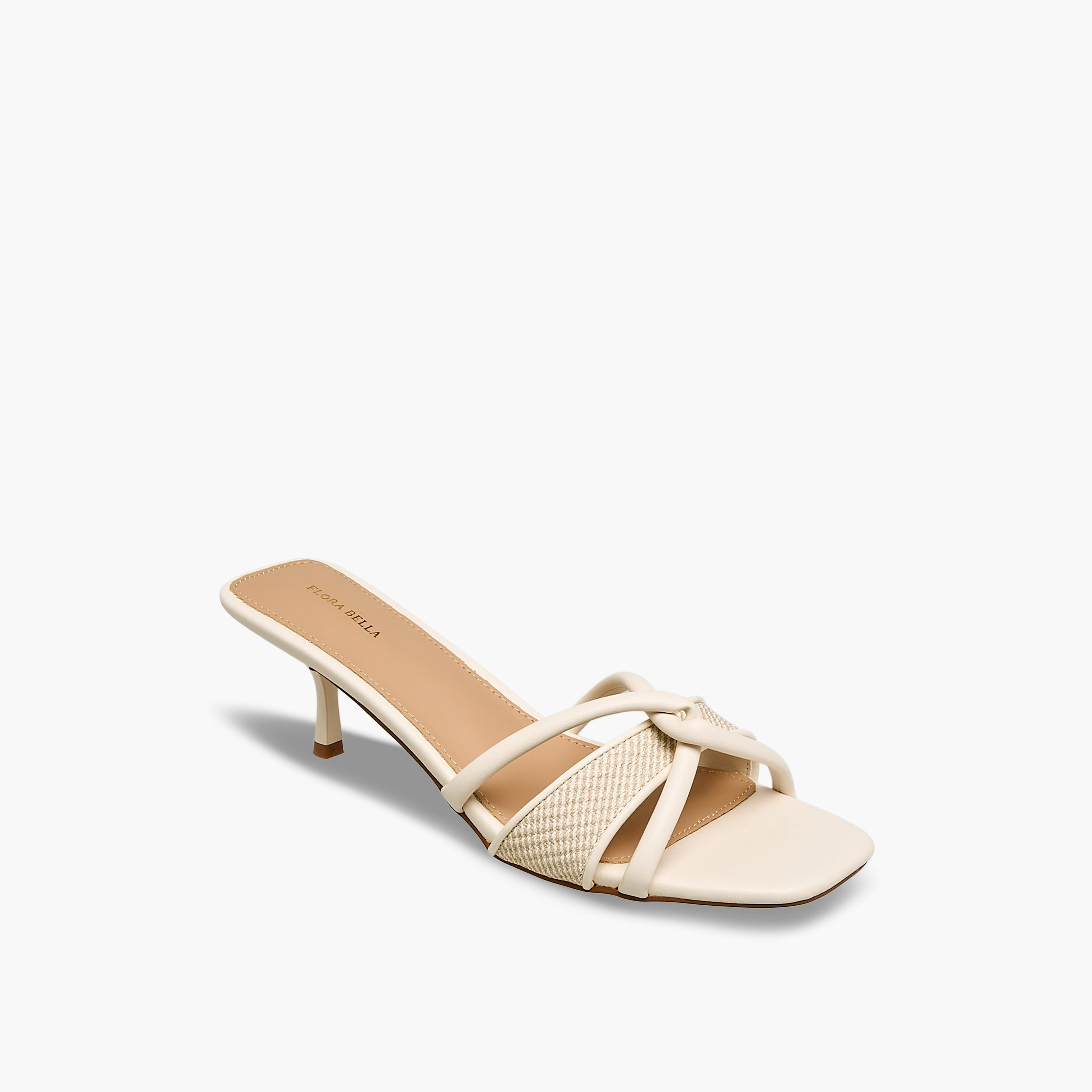 صندل بكعب مدبب وتفاصيل حزام بعقدة للنساء من فلورا بيلا-women-shoes-sandals-heeled-image-2