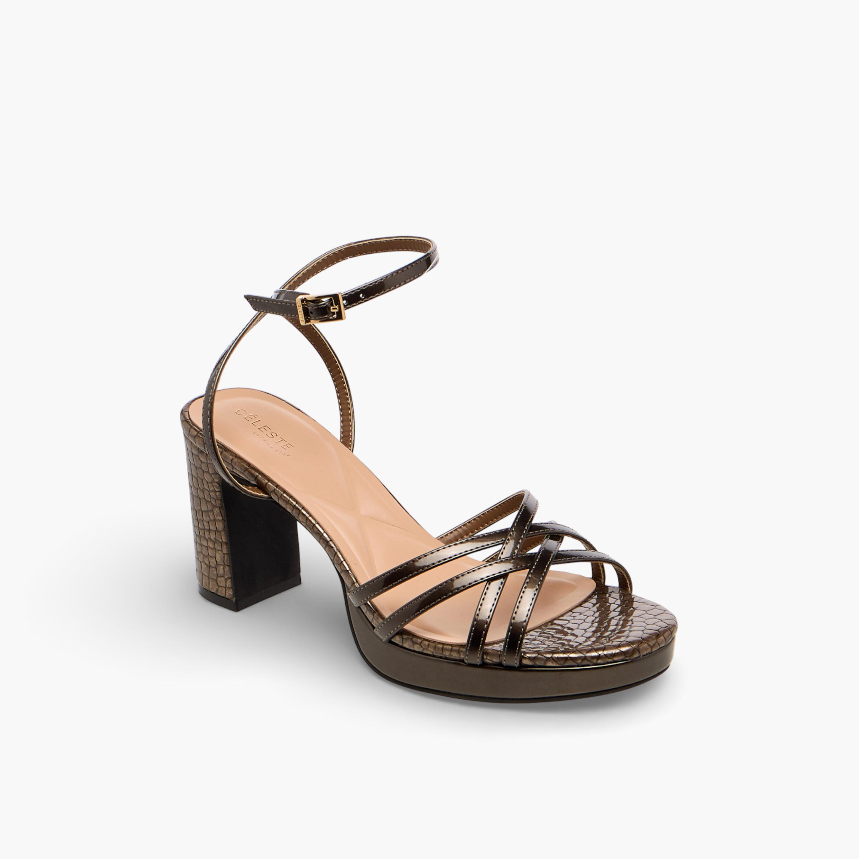Celeste Women Cross Strap Block Heel Sandals-women-shoes-sandals-heeled-image-2