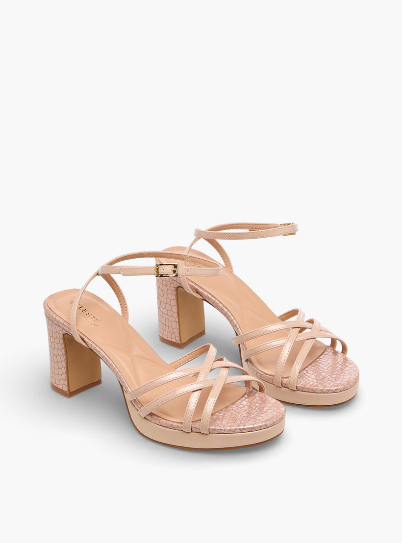 صندل بكعب سميك وحزام متقاطع للنساء من سيليست-women-shoes-sandals-heeled-image-1