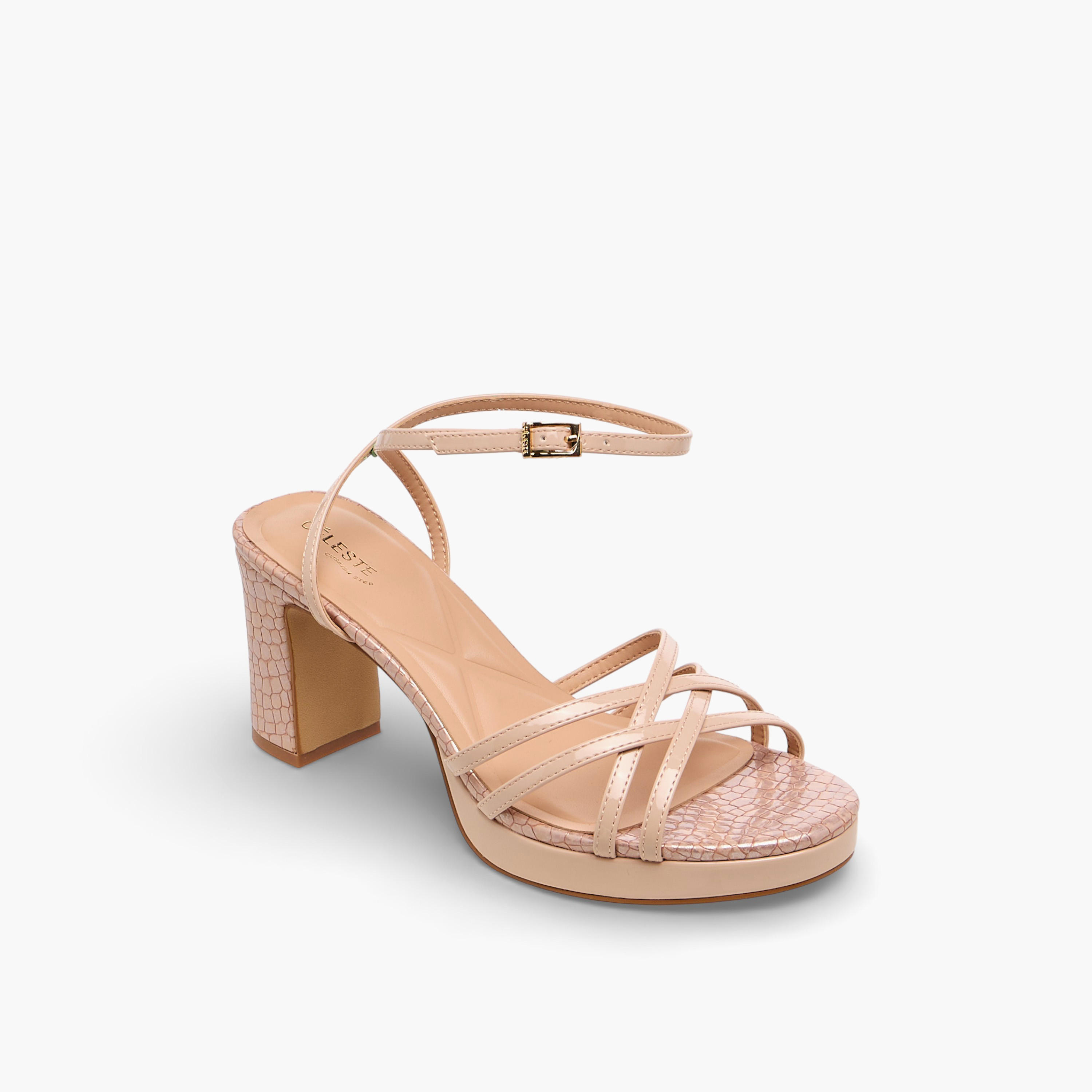 صندل بكعب سميك وحزام متقاطع للنساء من سيليست-women-shoes-sandals-heeled-image-2