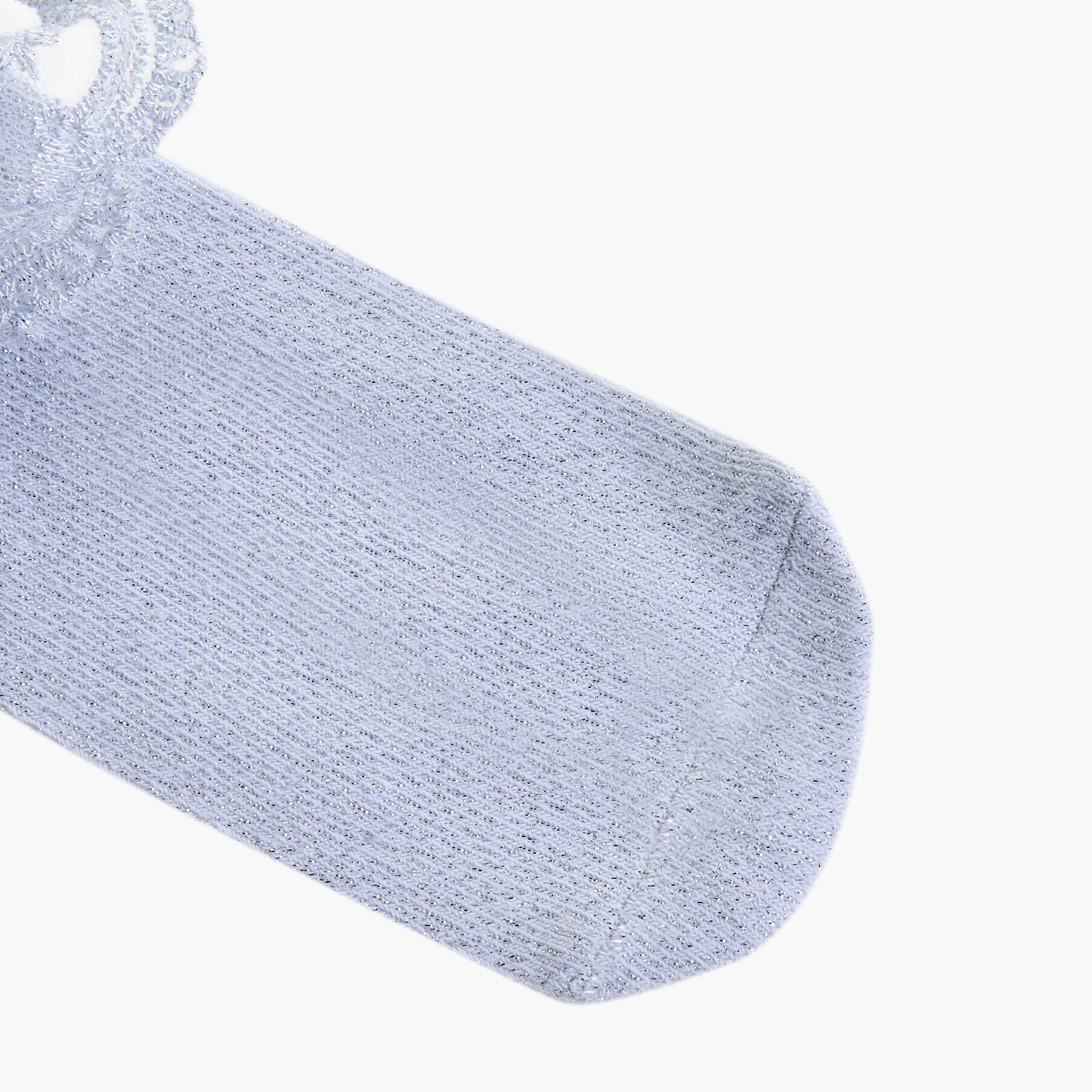 Little Missy Solid Socks with Frill Detail - Set of 2-girls-accessories-socks-image-3
