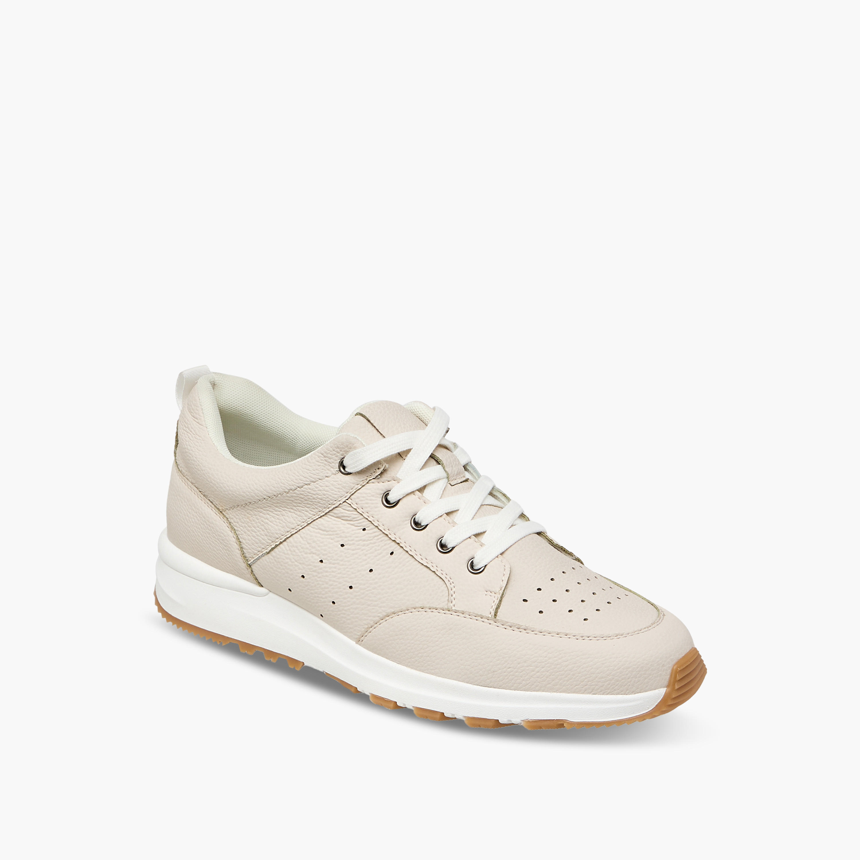 LBL by Shoexpress Perforated Sneakers with Lace-Up Closure-men-shoes-sneakers-image-2